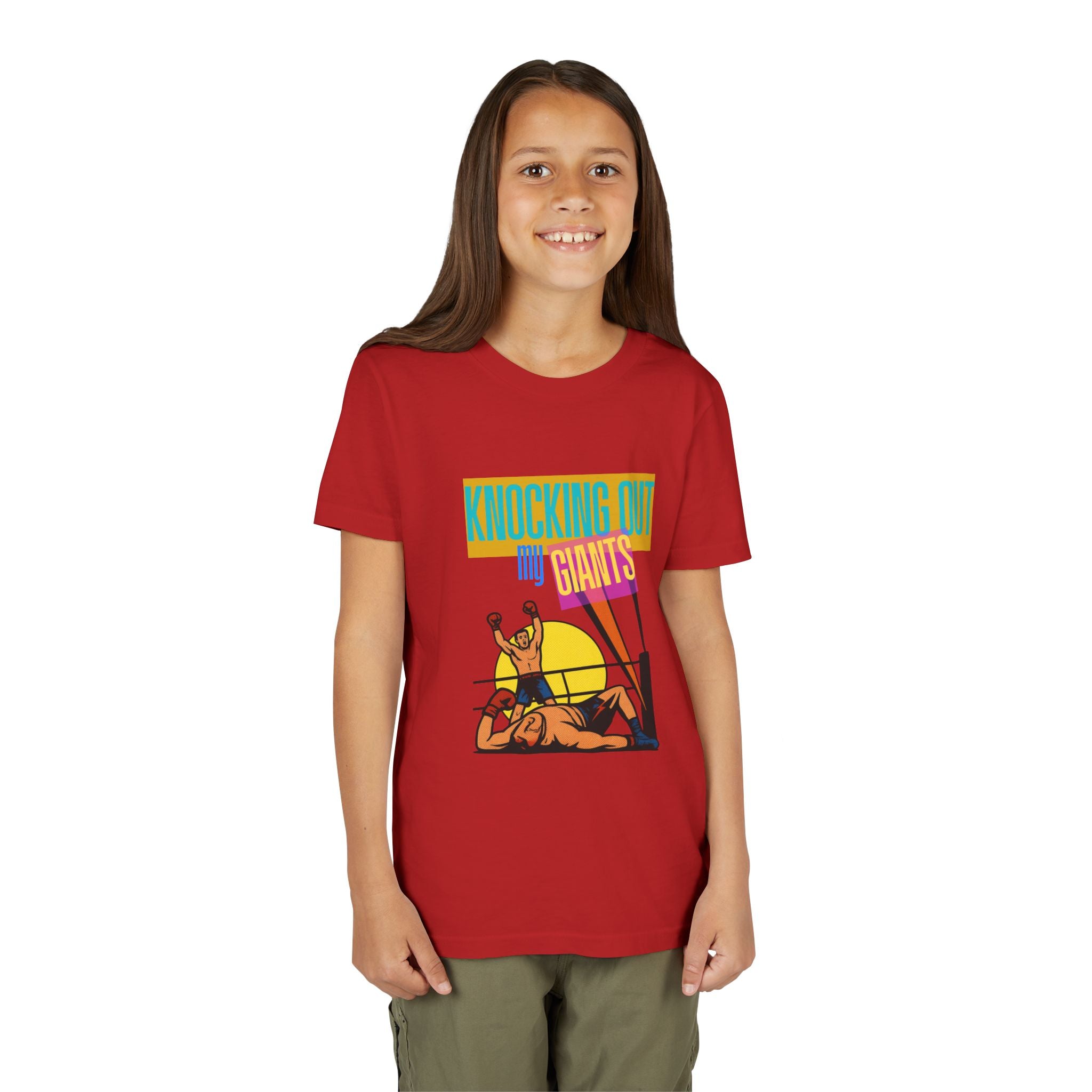 "Knocking Out My Giants" - David and Goliath Graphic Tee
