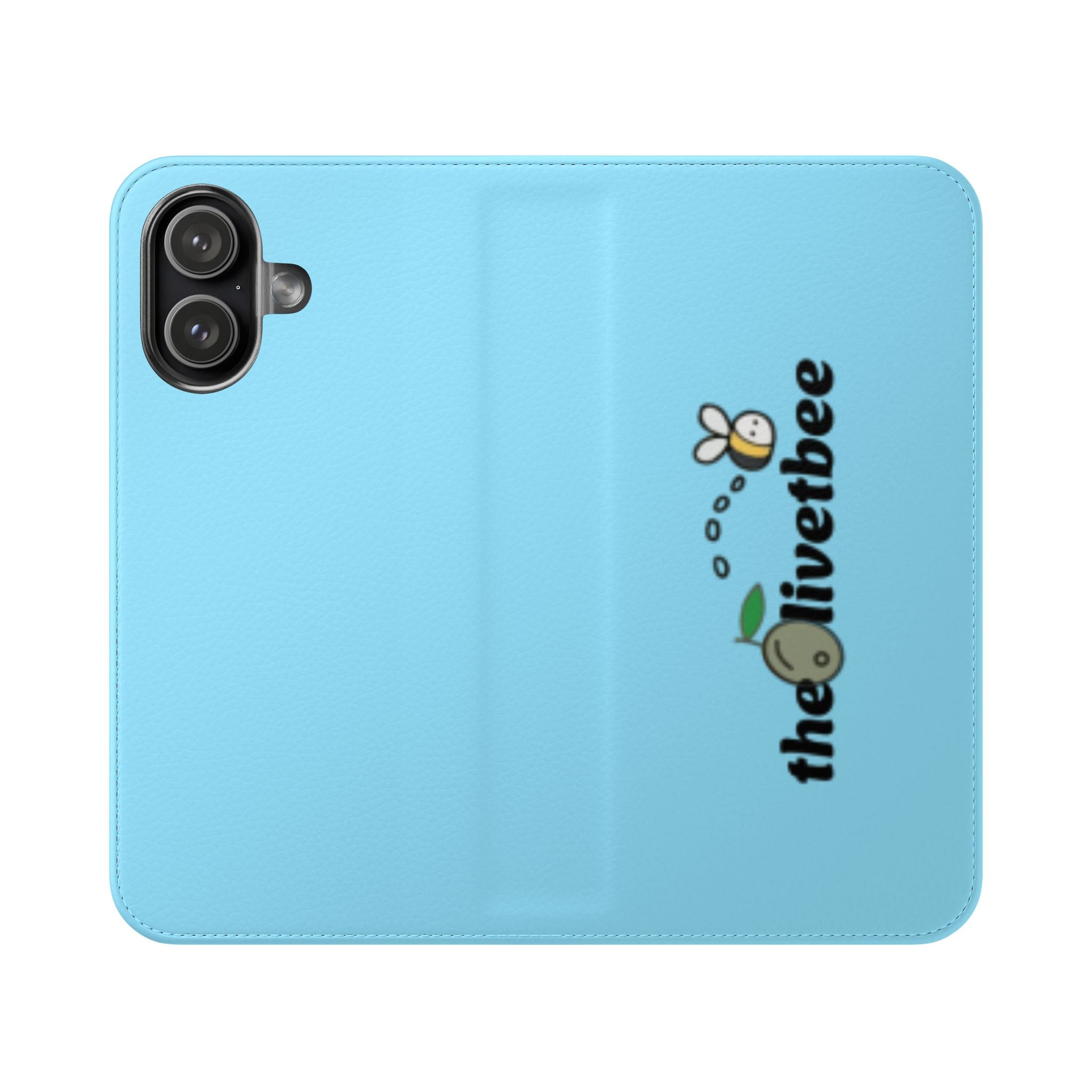 Blue 'theOlivetbee' Flip Phone Case