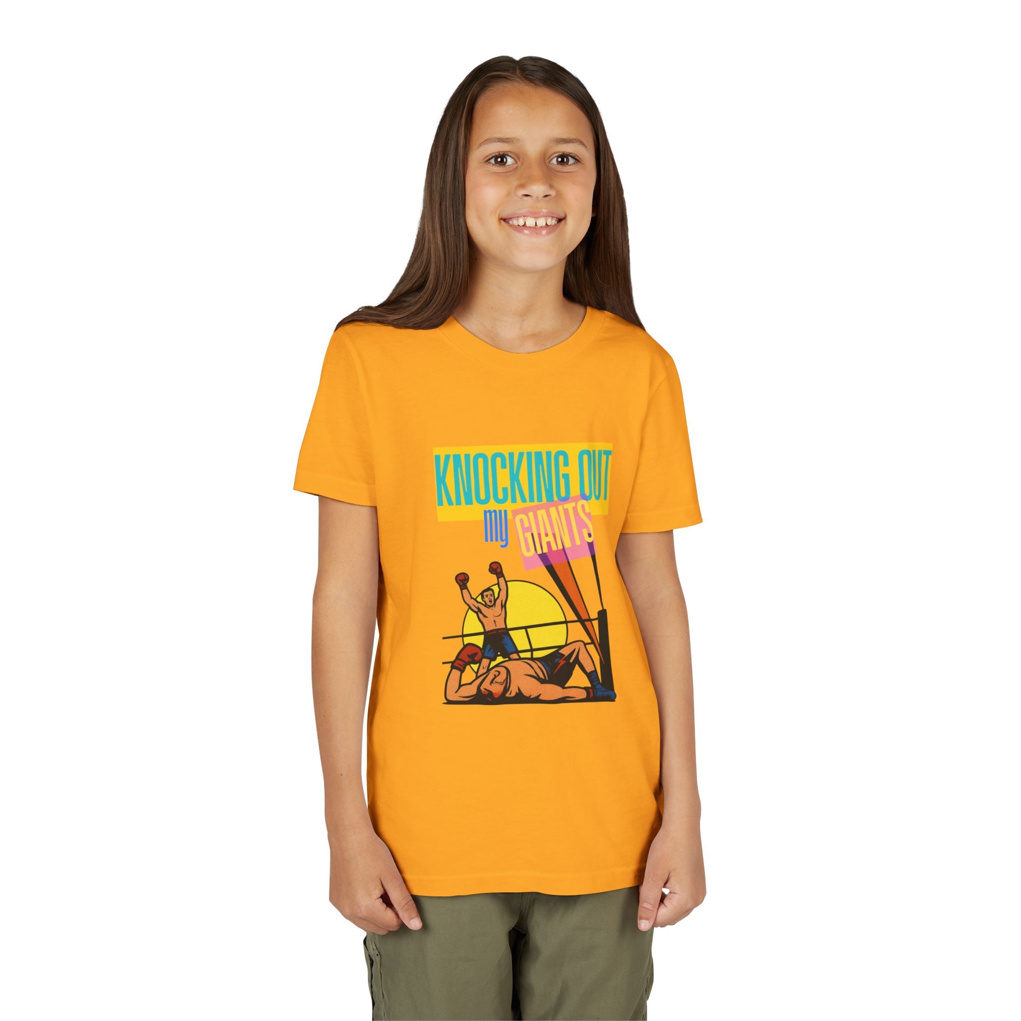 "Knocking Out My Giants" - David and Goliath Graphic Tee