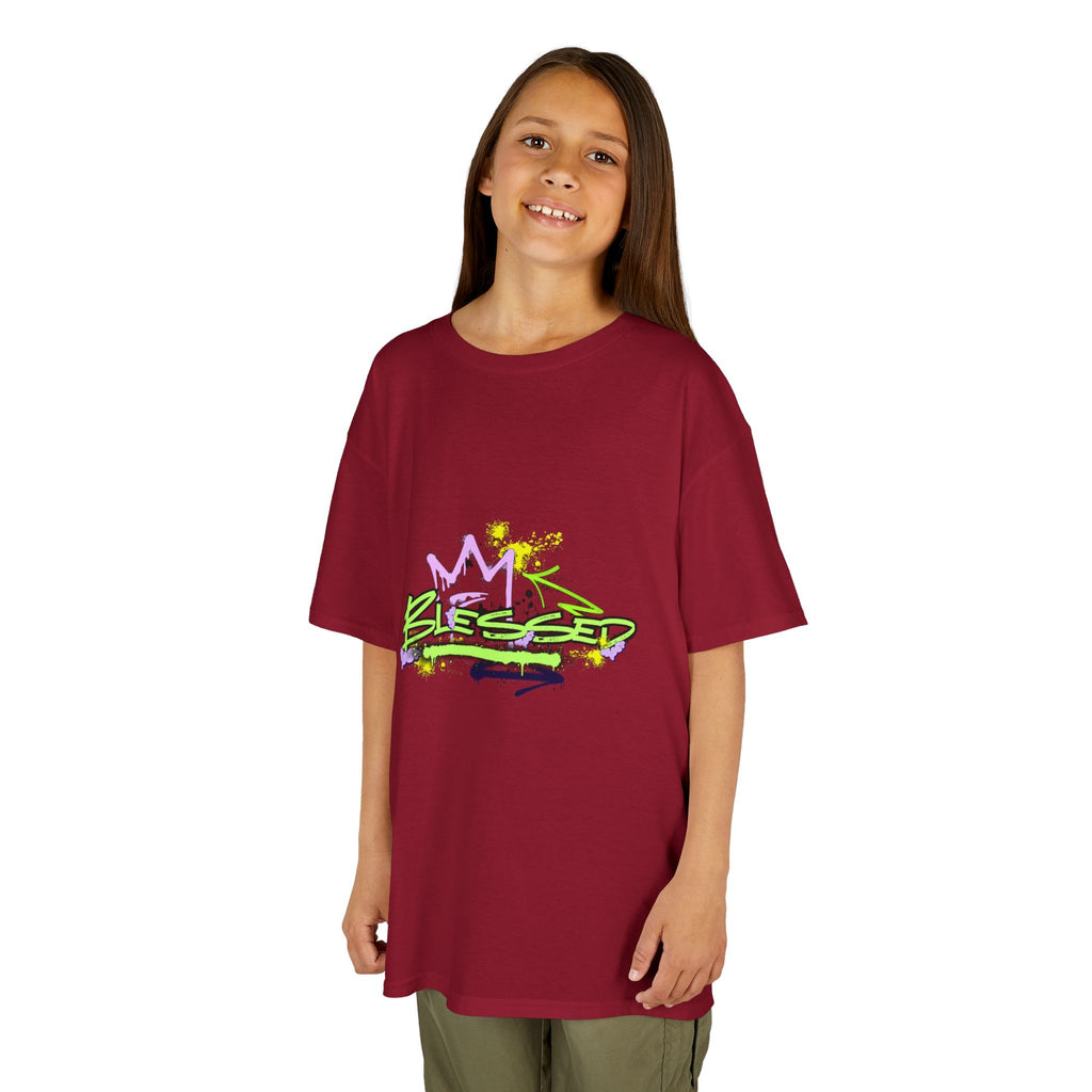 'Blessed' Graffiti - Kids Tee