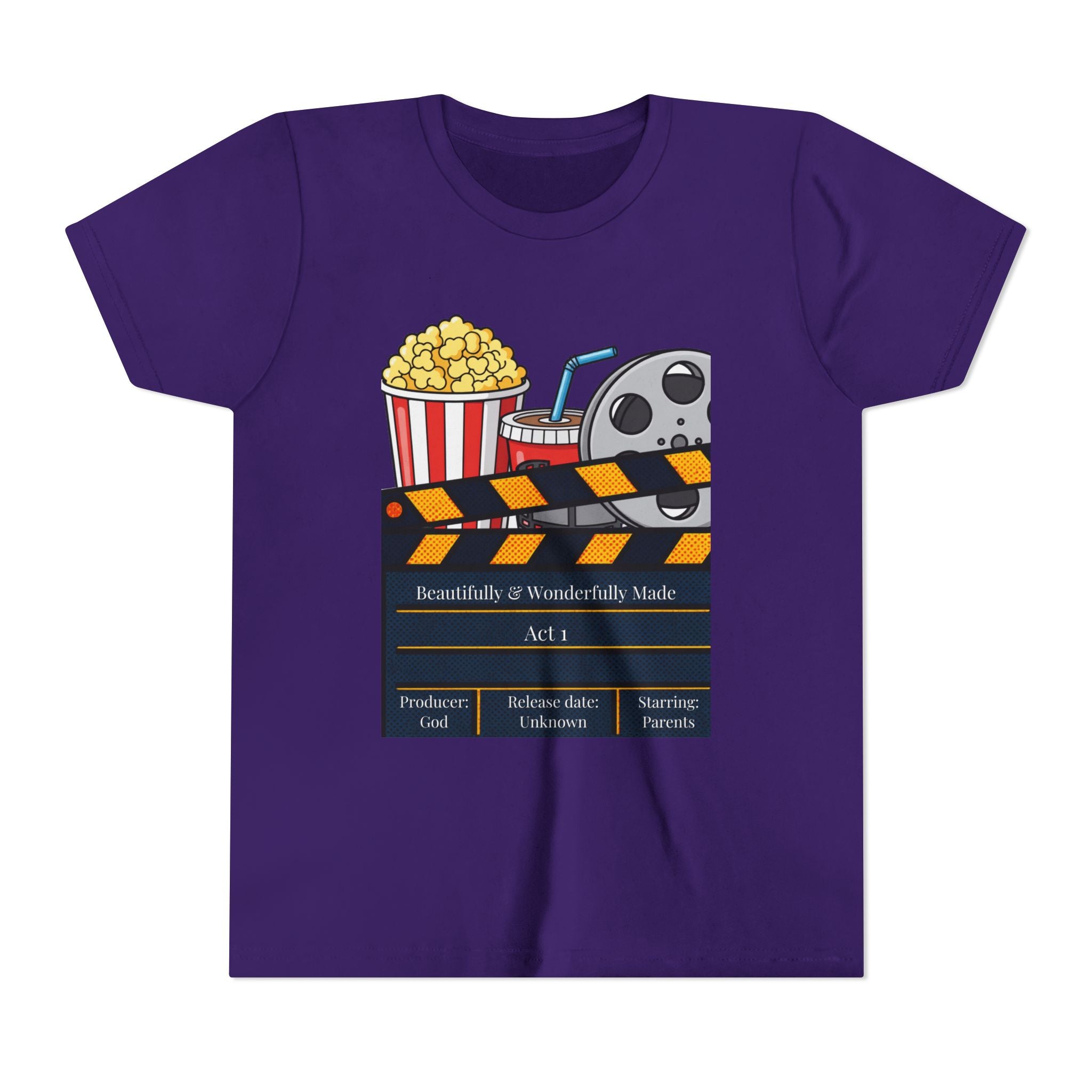 'Beautifully & Wonderfully Made'  — Kids Movie Night Tee