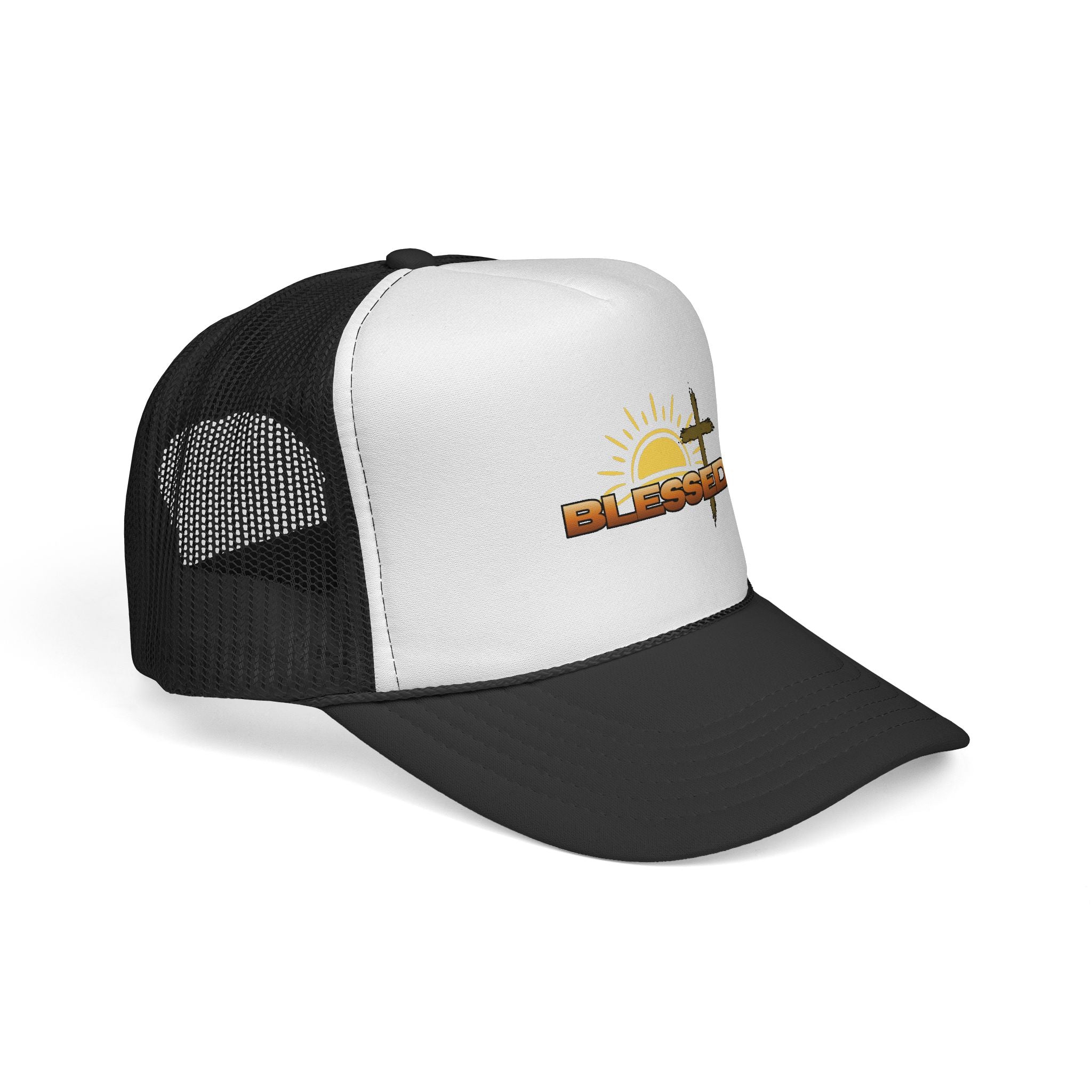 'Blessed' Sunrise Bold Trucker Cap