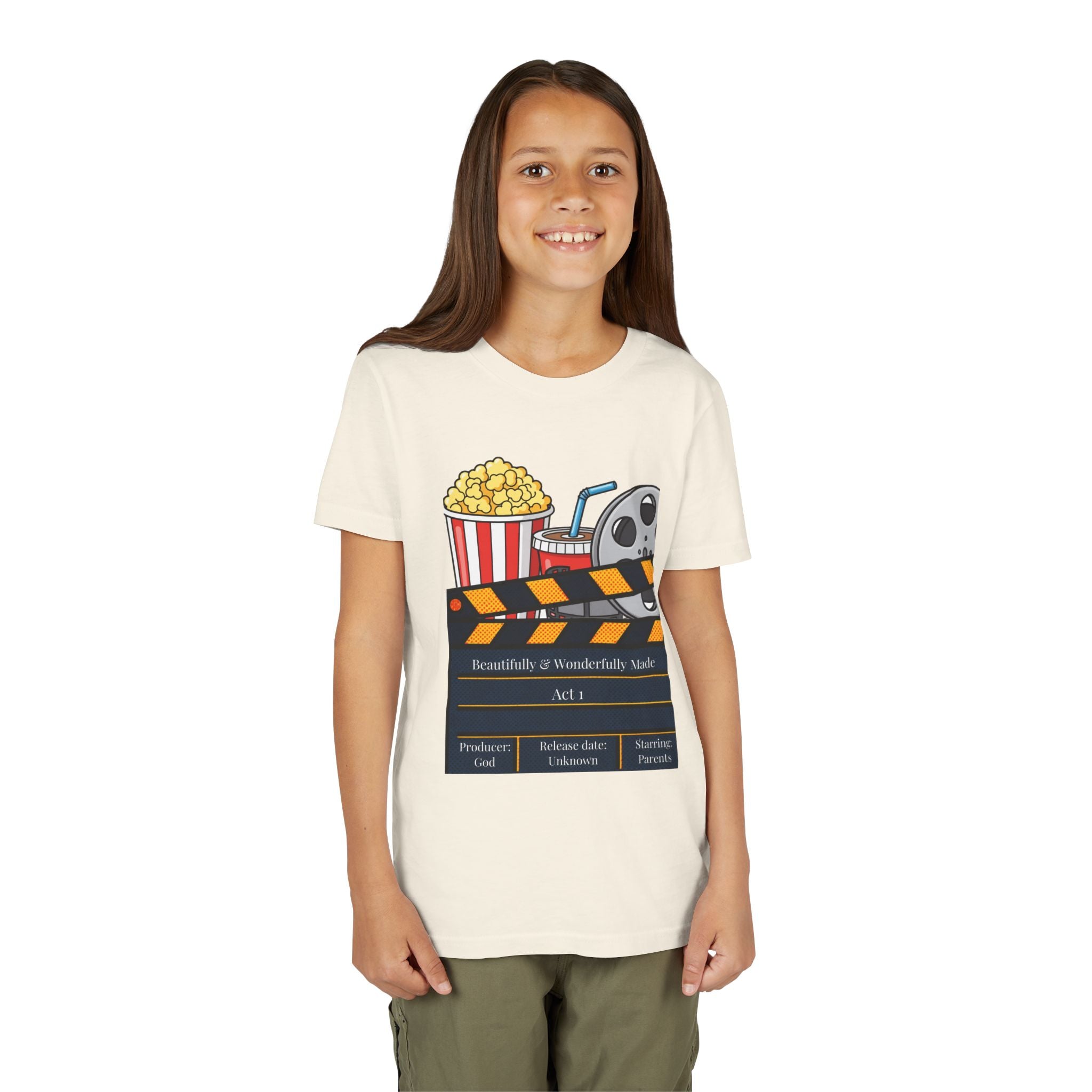 'Beautifully & Wonderfully Made'  — Kids Movie Night Tee