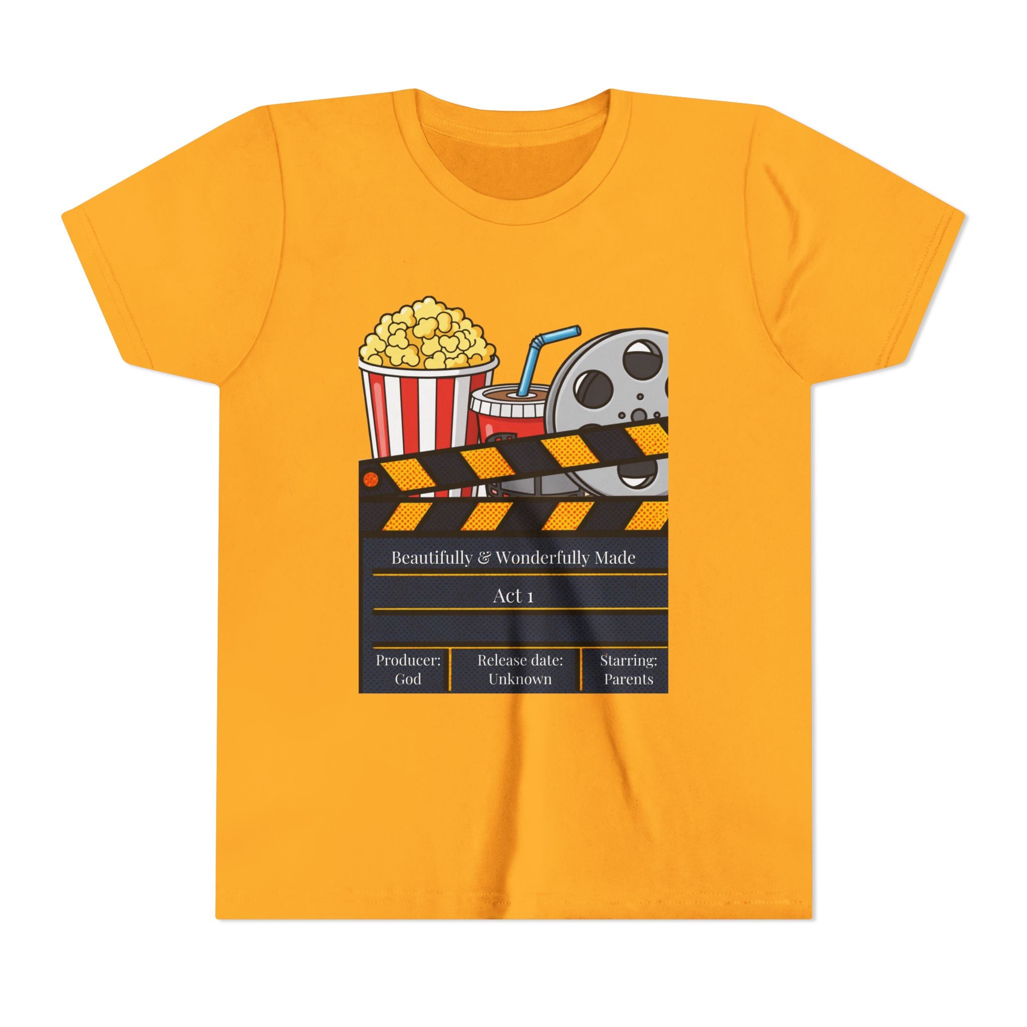 'Beautifully & Wonderfully Made'  — Kids Movie Night Tee