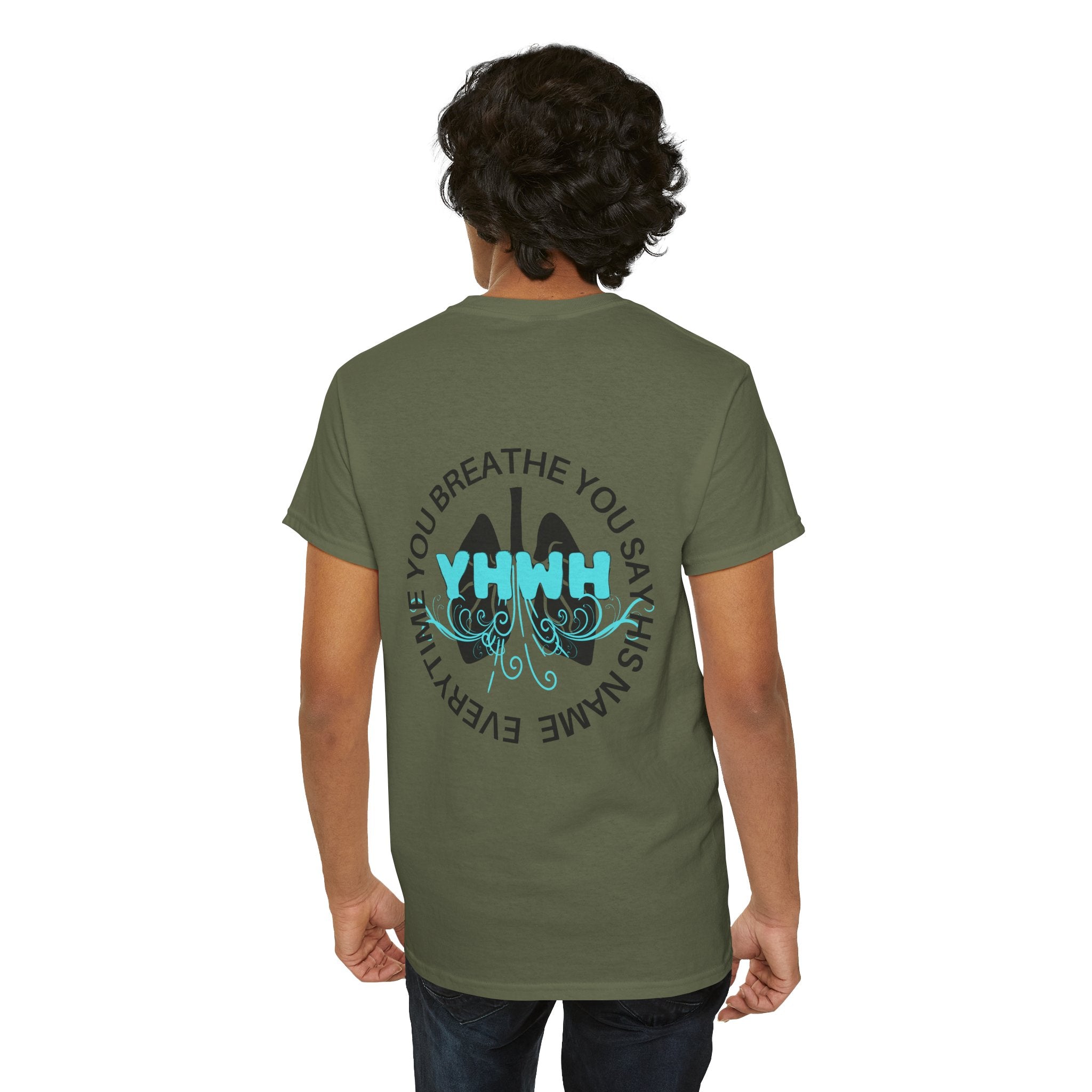 'Inhale/Exhale YHWH'  — T-Shirt