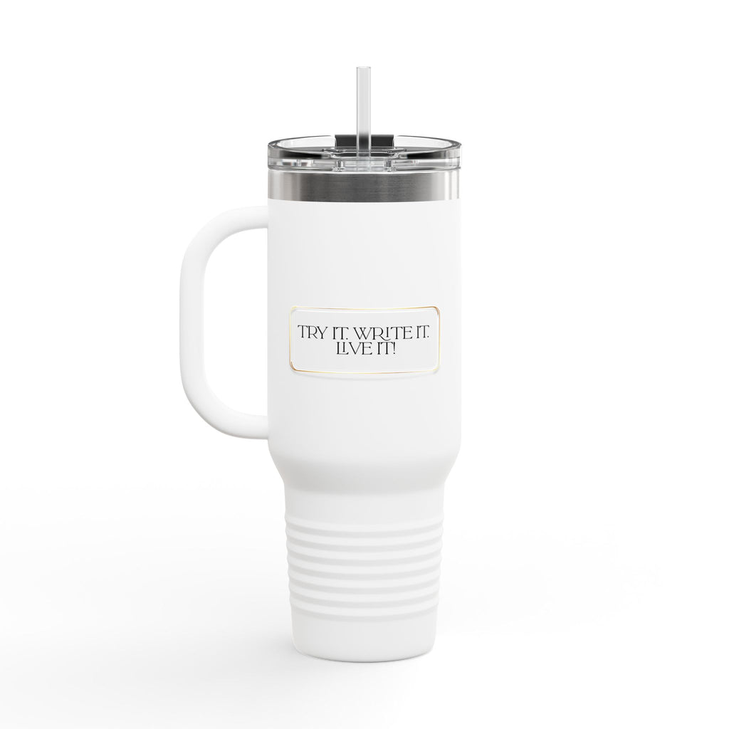 40oz Insulated Travel Mug — Tried, Tested, & True Grace