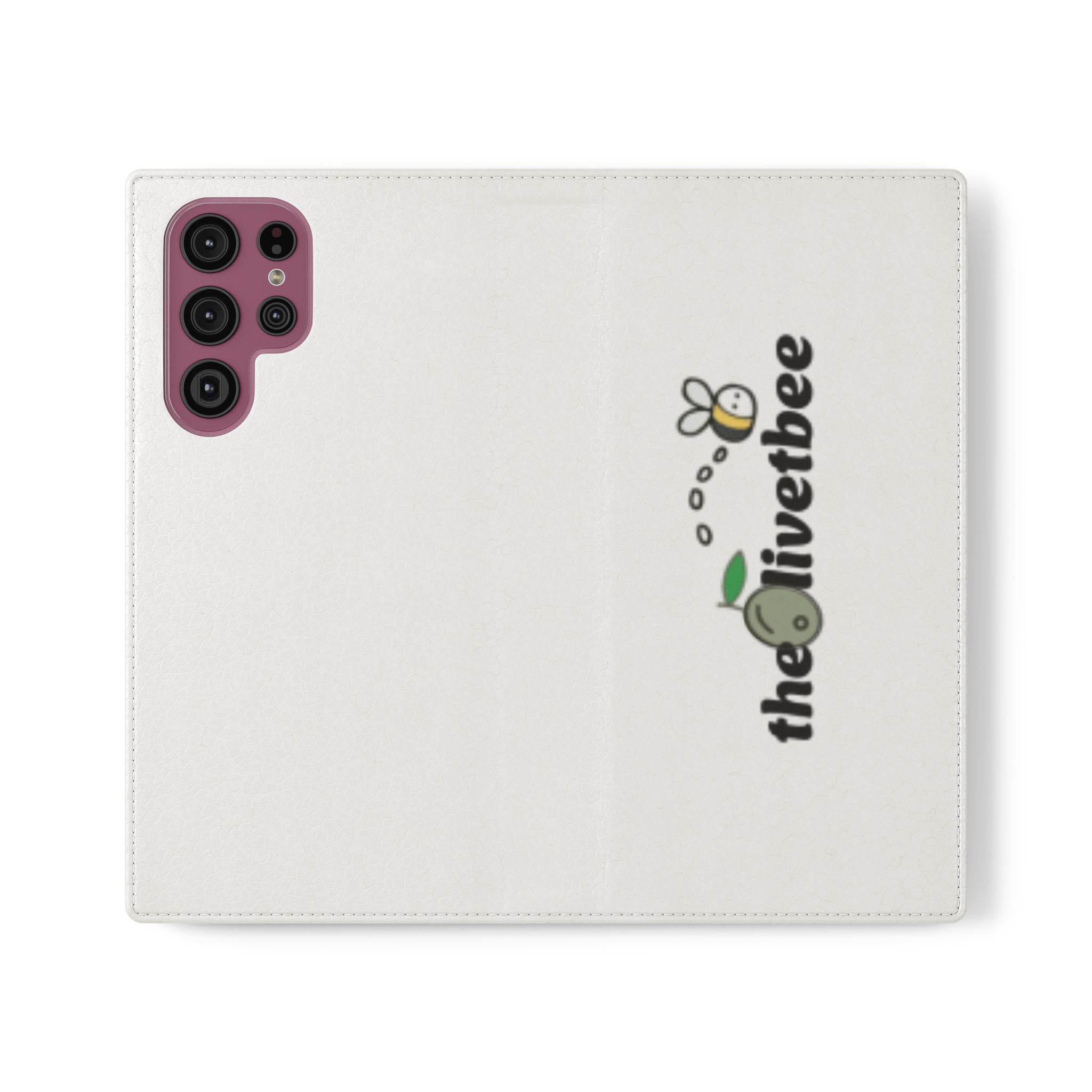Flip Case Phone Wallet — 'theOlivetbee' Folio with Card Slots