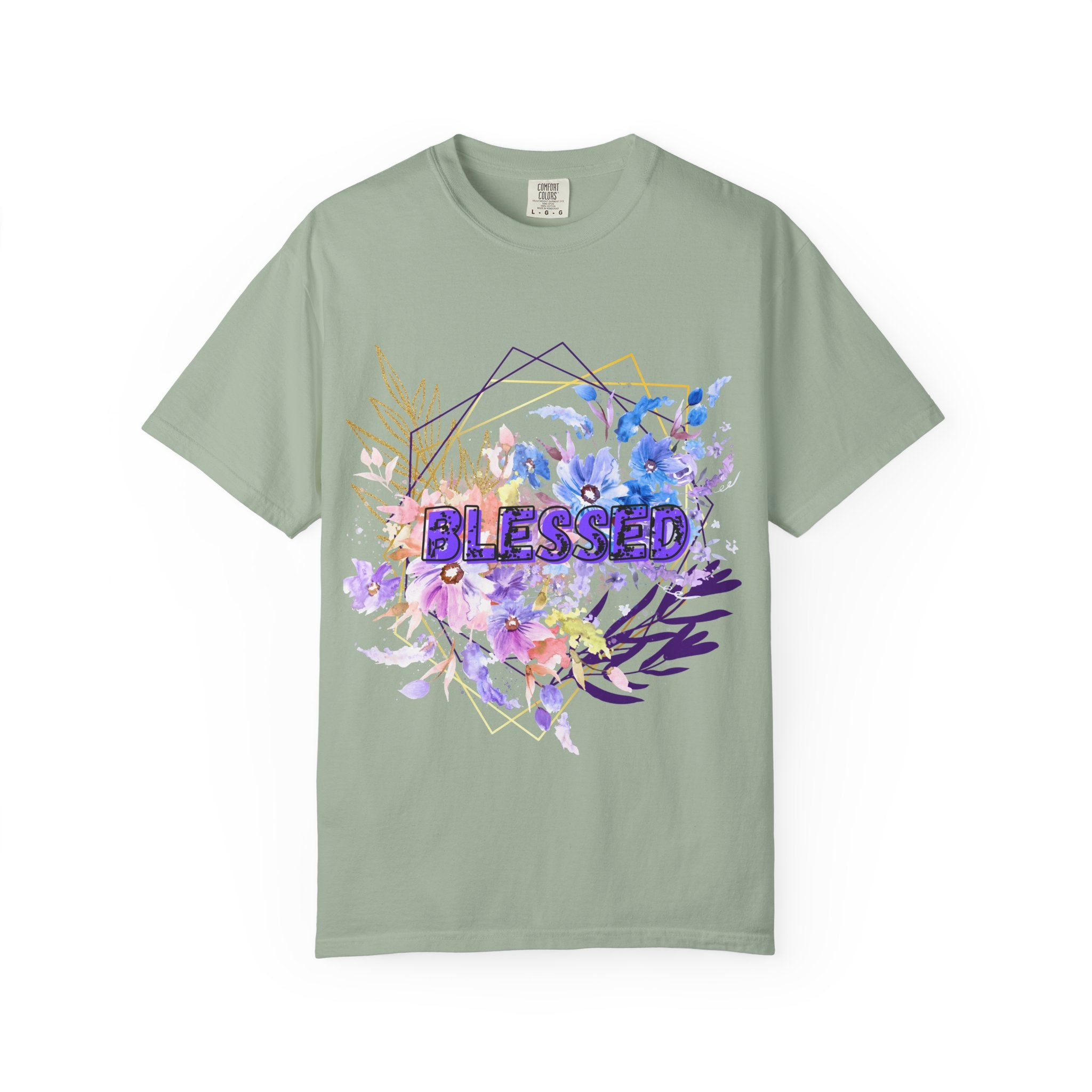 'Blessed'  — Floral T-Shirt