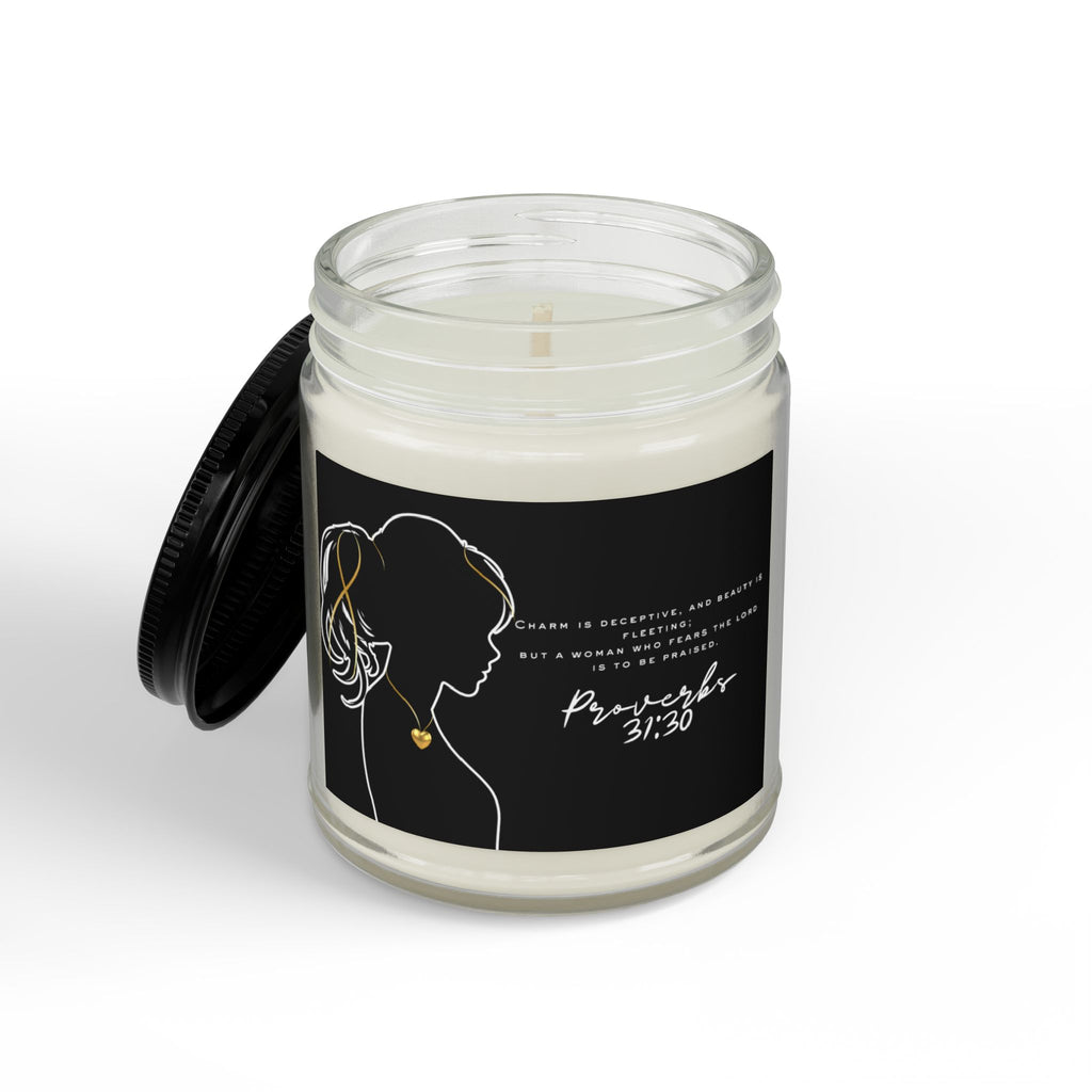 Proverbs 31:30: Gold Heart— Soy Candle (4oz & 9oz)