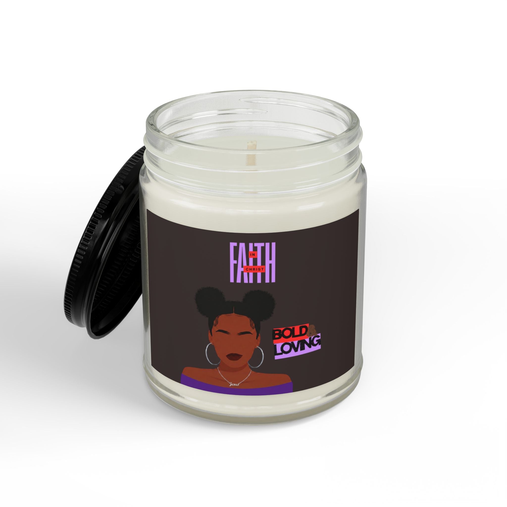 'Faith in Christ': Bold & Loving  — Soy Candle (4oz & 9oz)