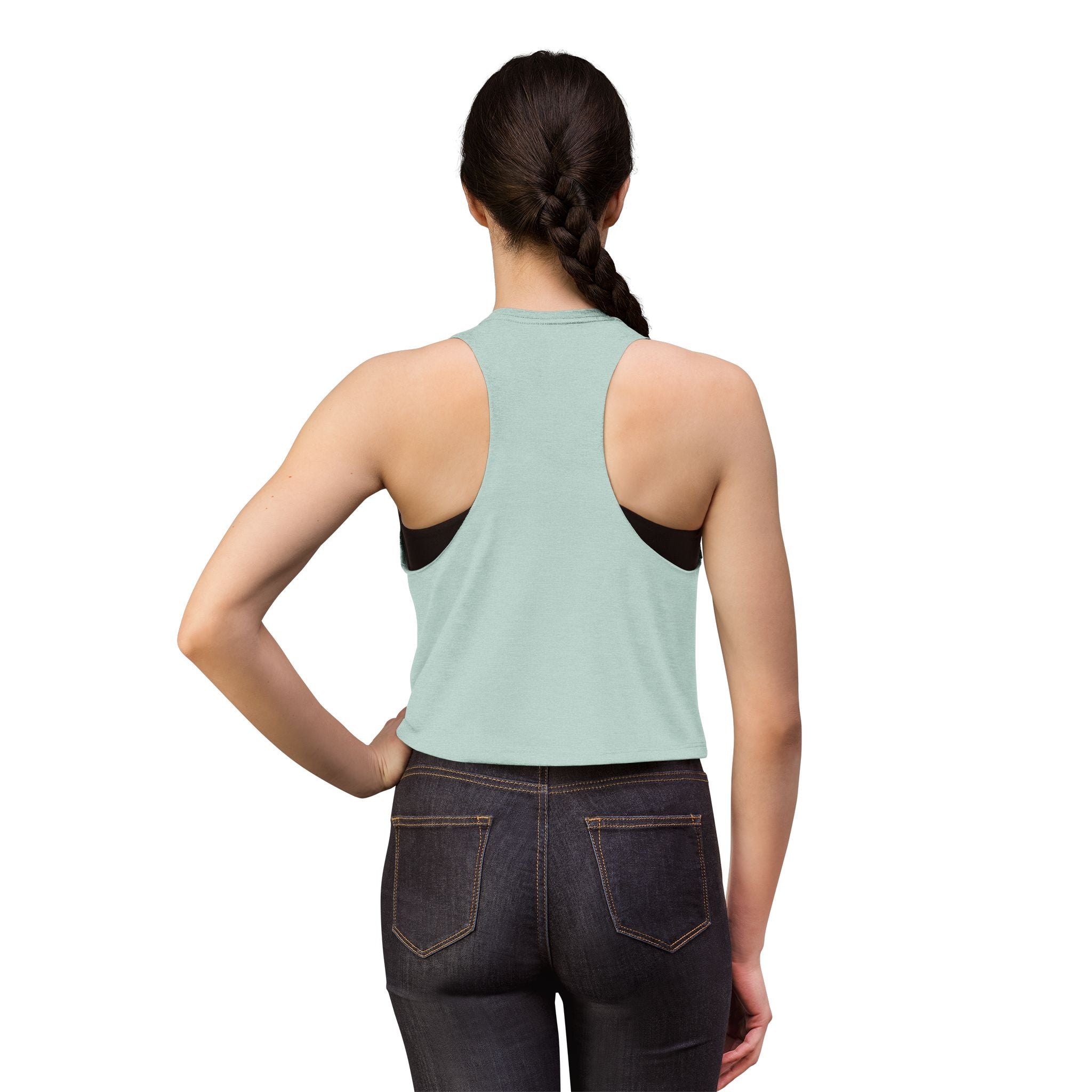 'Blessed'  — Floral Crop Top