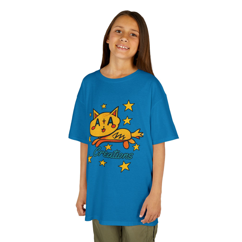 'A+A Creations' Star Gaze Kitty -  Kids Tee