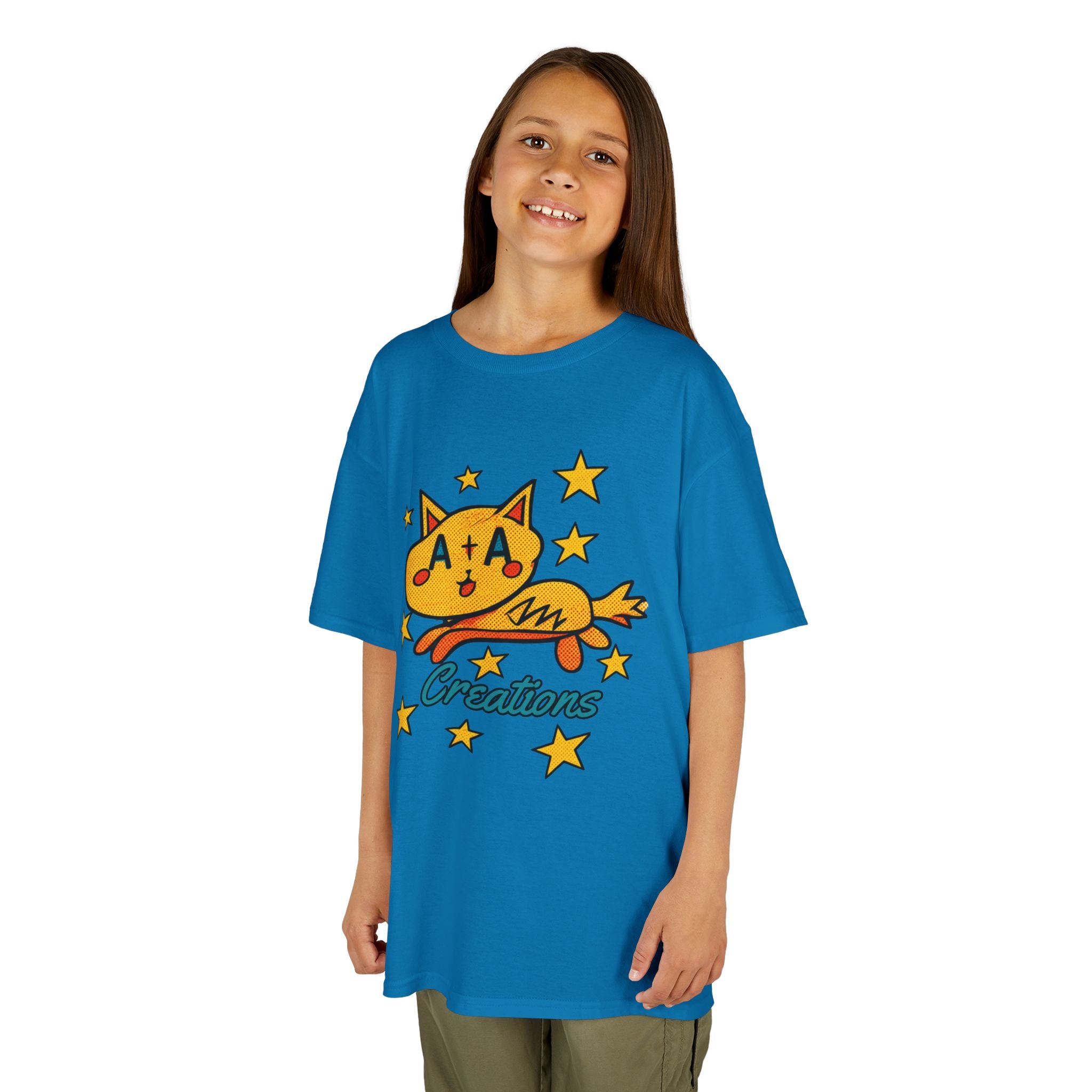 'A+A Creations' Star Gaze Kitty -  Kids Tee