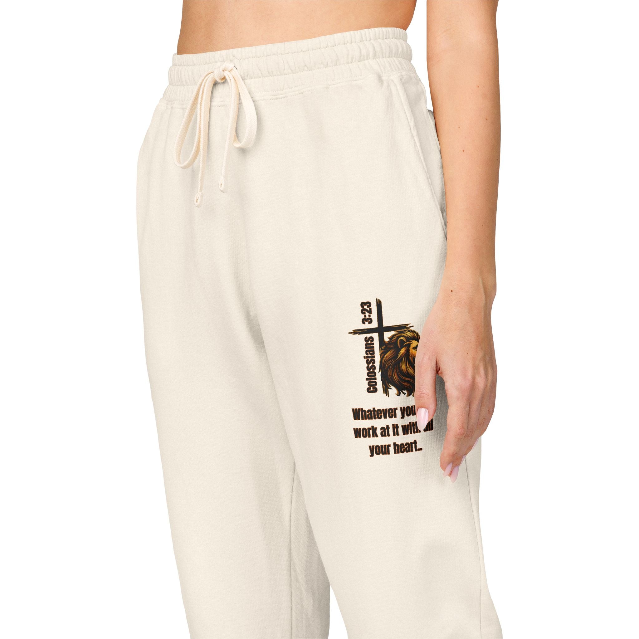 Colossians 3:23: Fleece Joggers