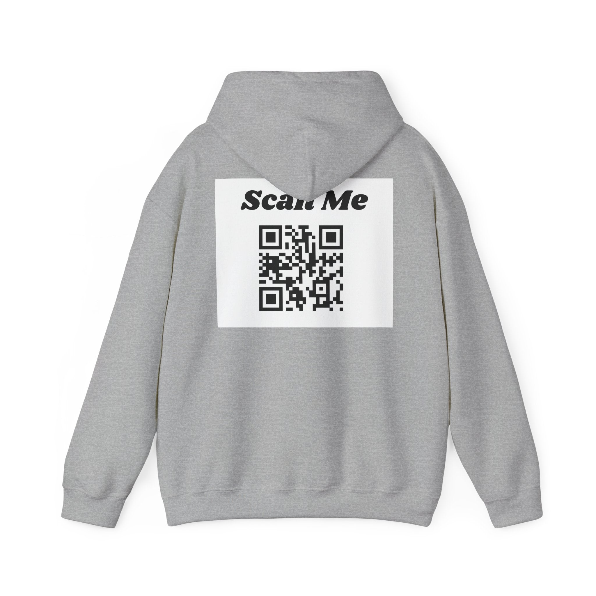 "theOlivetbee" hoodie | QR code back, Scan Me