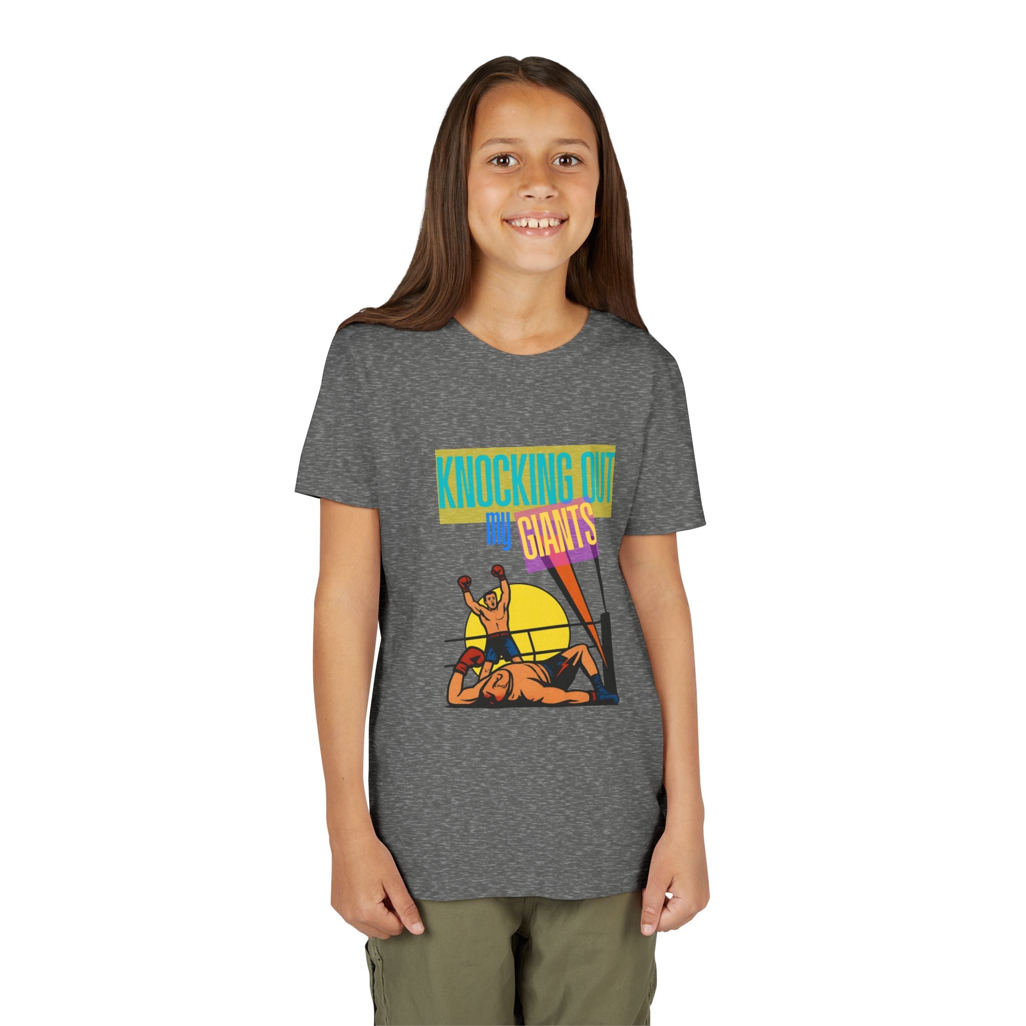 "Knocking Out My Giants" - David and Goliath Graphic Tee