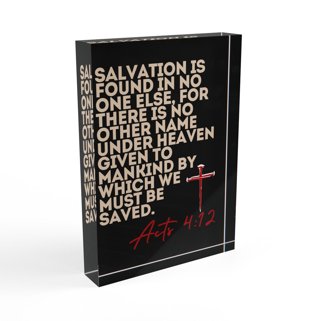 Acts 4:12 Photo Block