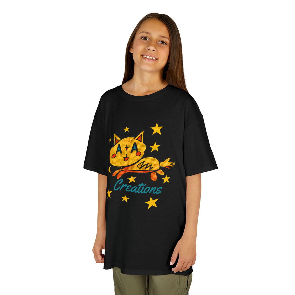 'A+A Creations' Star Gaze Kitty -  Kids Tee