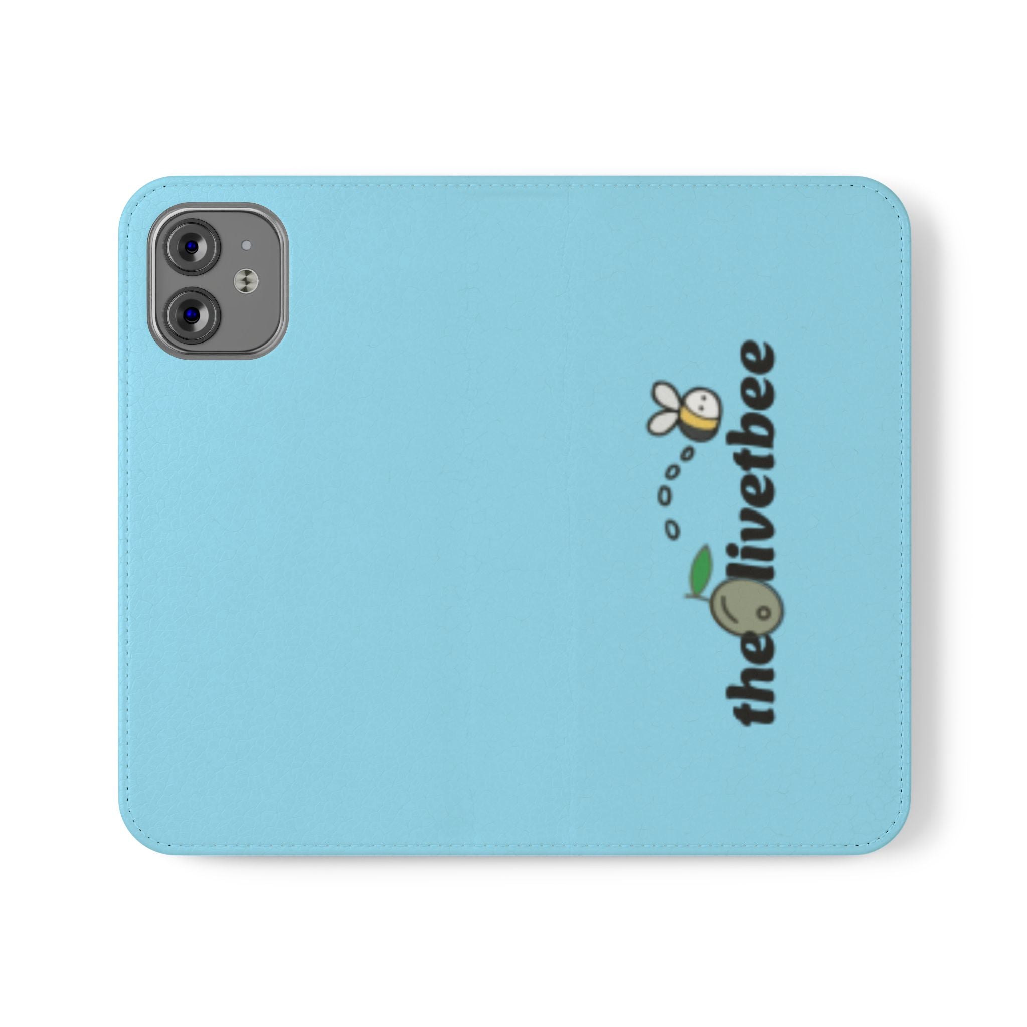 Blue 'theOlivetbee' Flip Phone Case