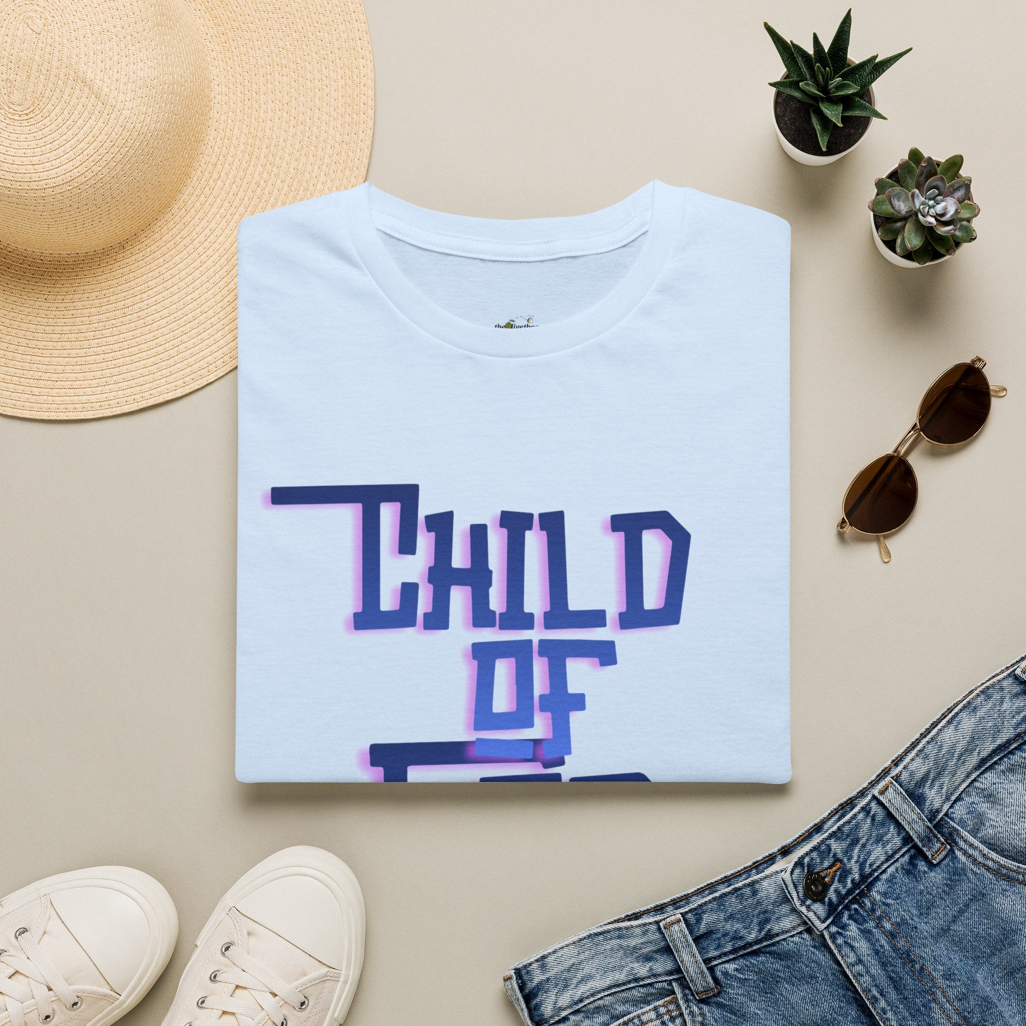 'Child of God' Cool Blue — Tee