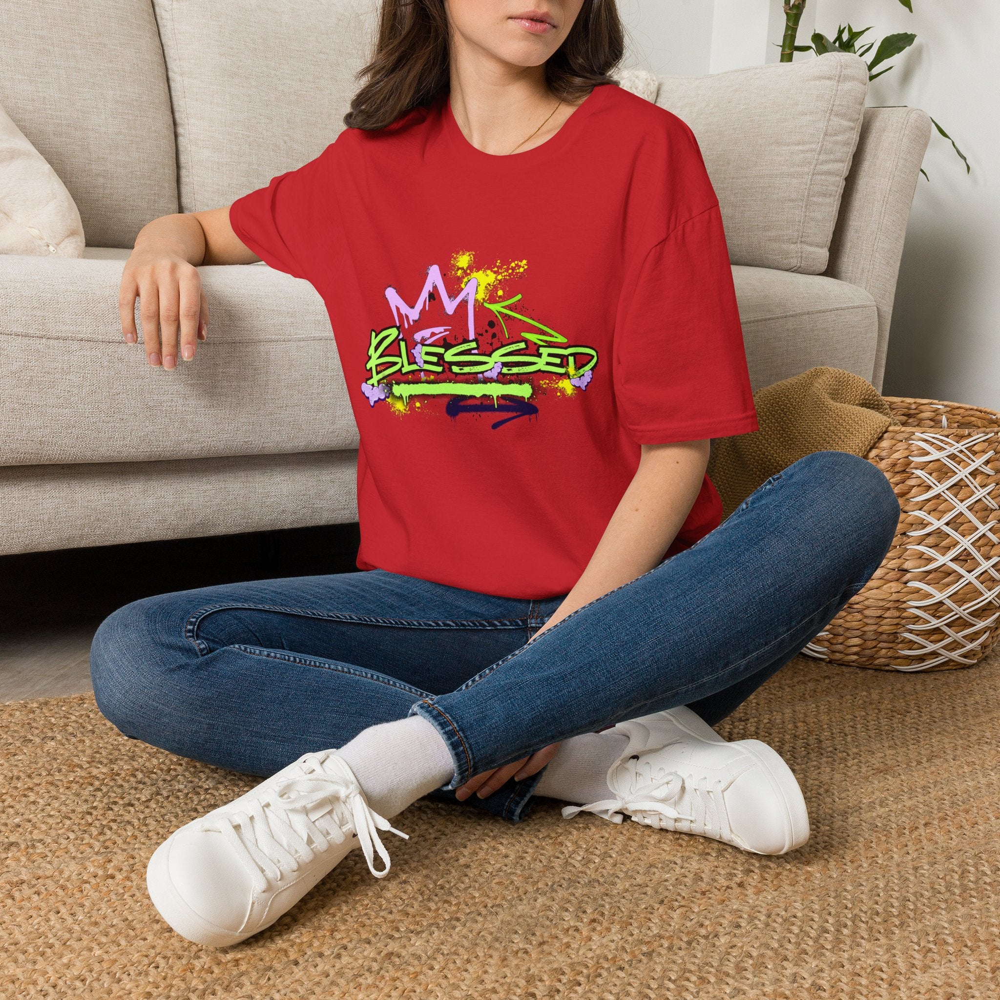 'Blessed' Graffiti — T-Shirt