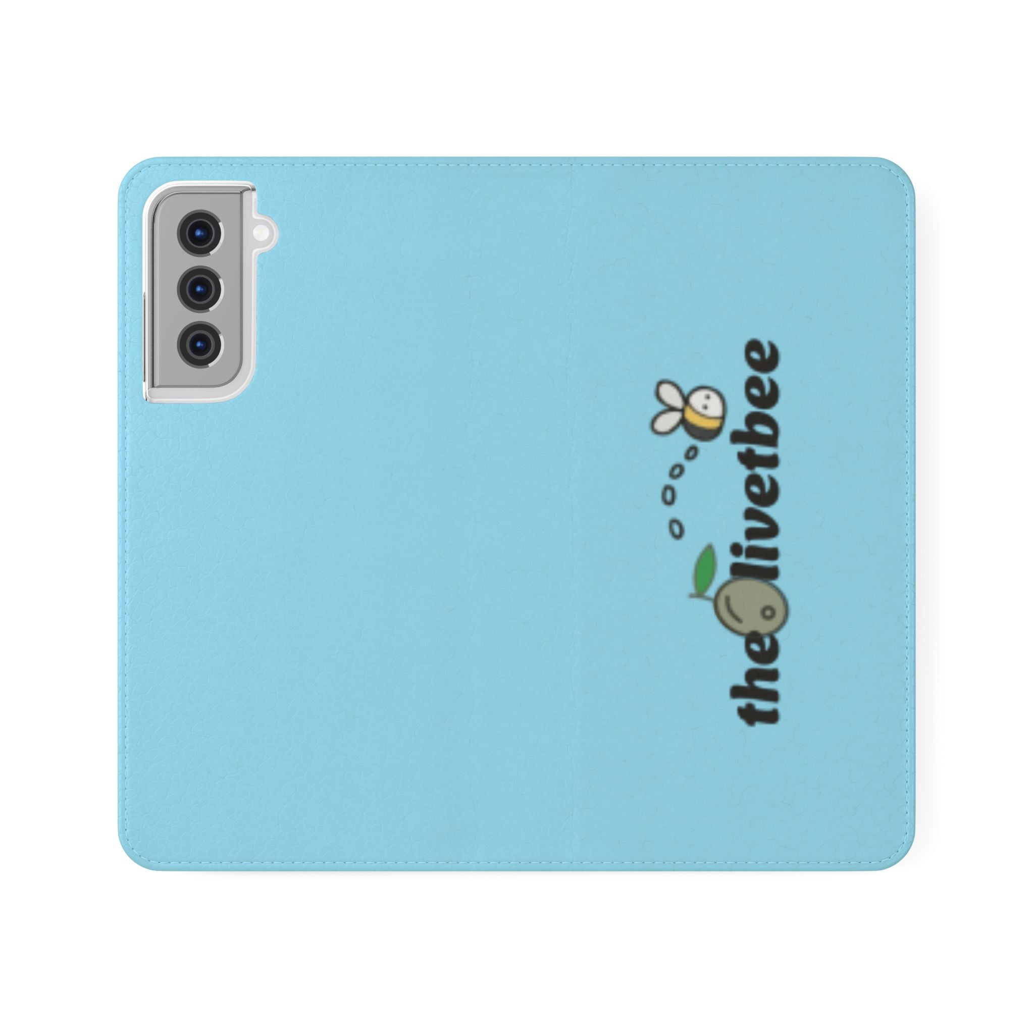 Blue 'theOlivetbee' Flip Phone Case