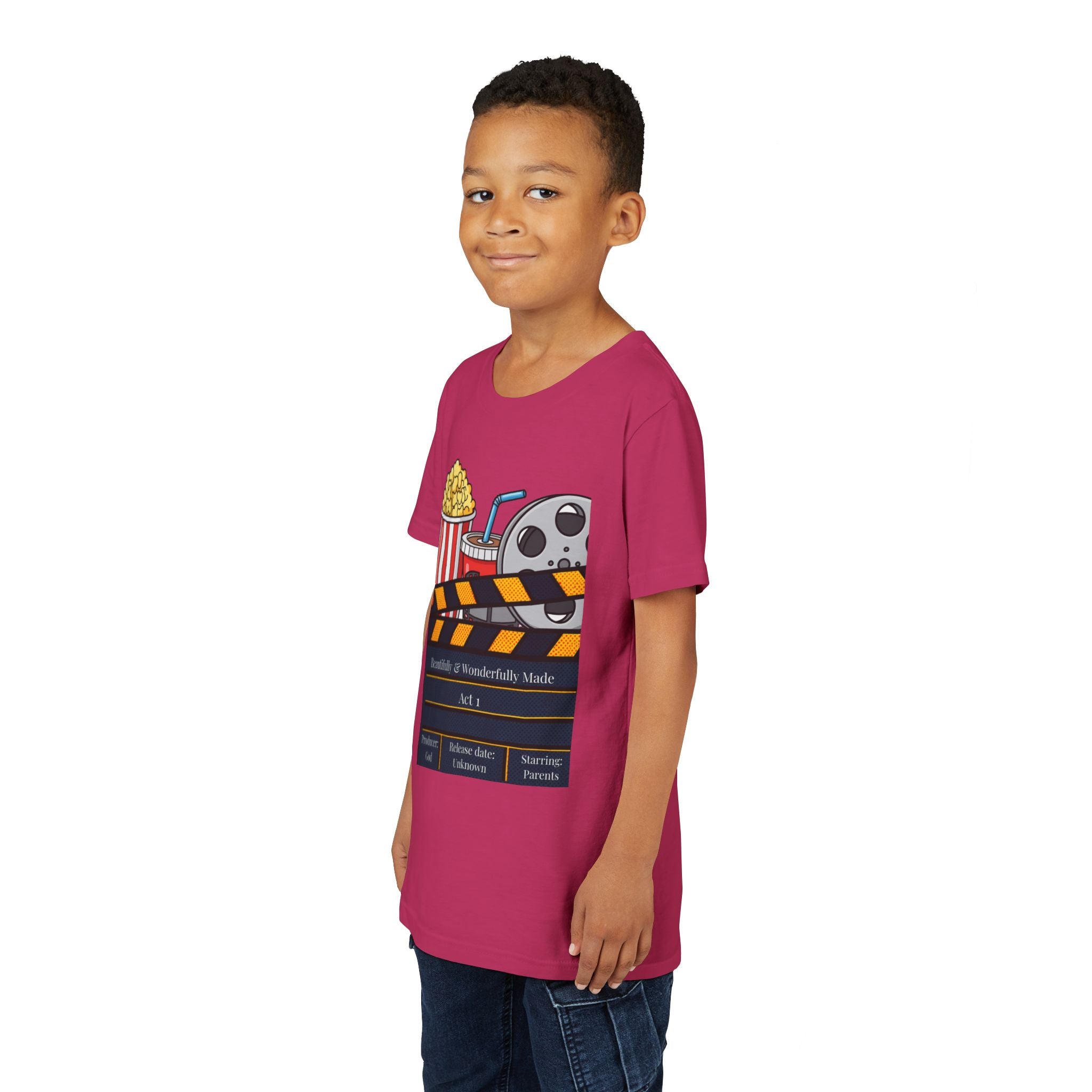 'Beautifully & Wonderfully Made'  — Kids Movie Night Tee
