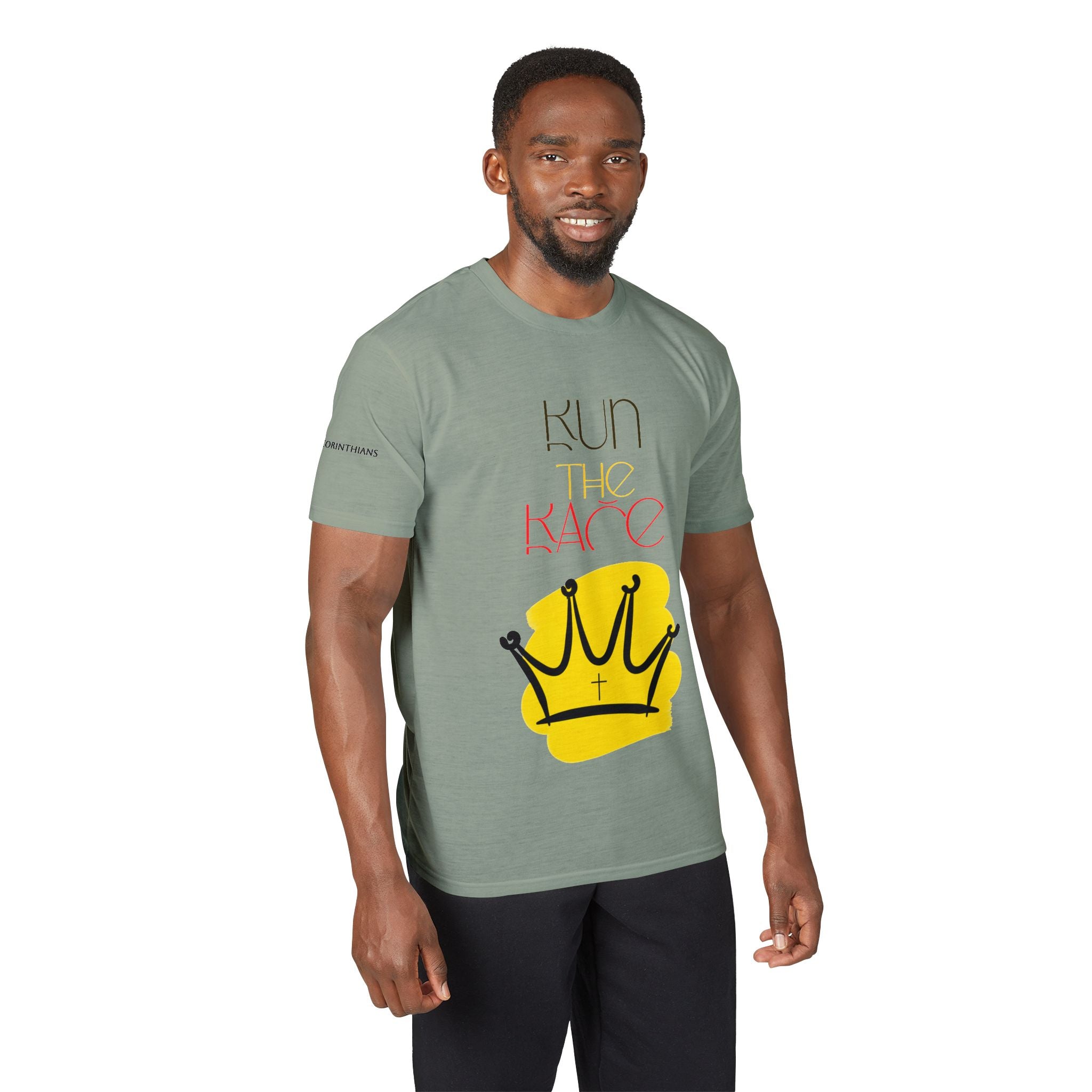 'Run The Race' - Athletic Tee