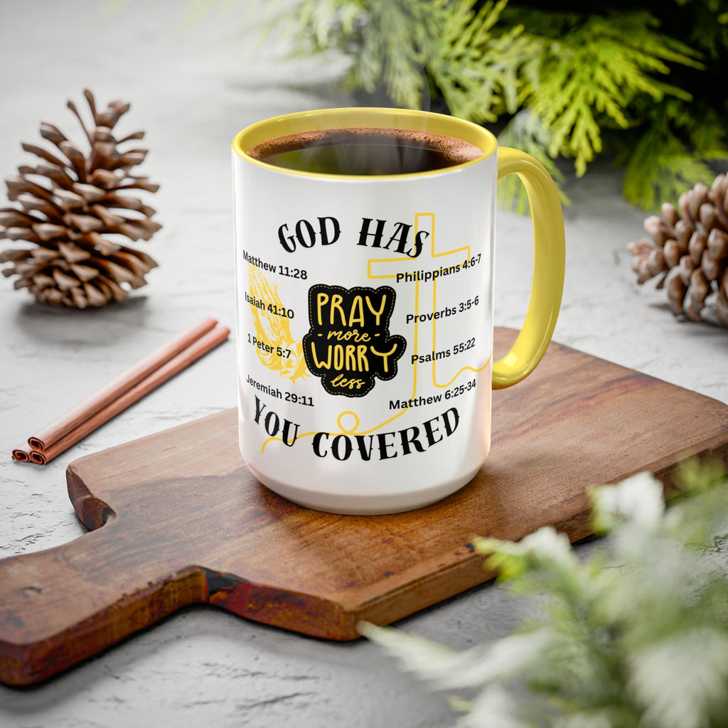 "Pray More, Worry Less" Mug  (11oz/15oz)