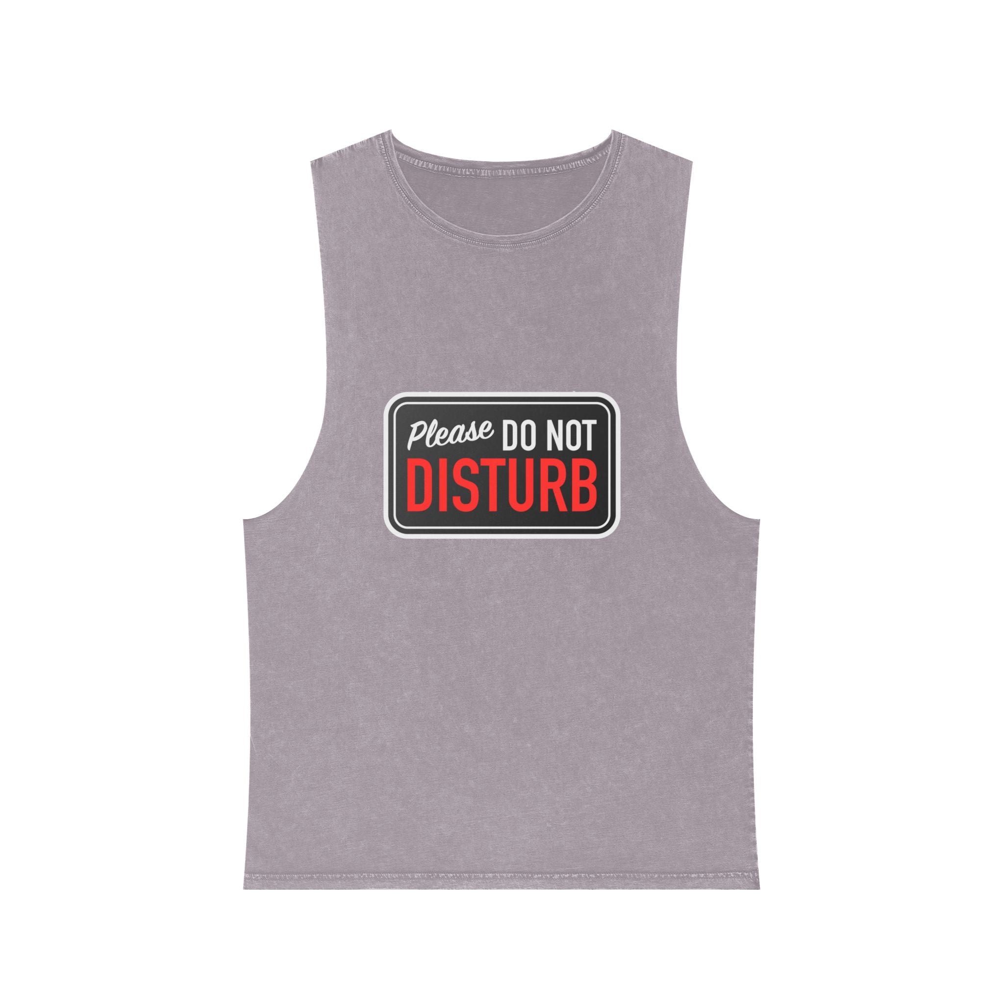 "Please Do Not Disturb: Got Gains & Jesus On My Mind" - Stonewash Tank Top