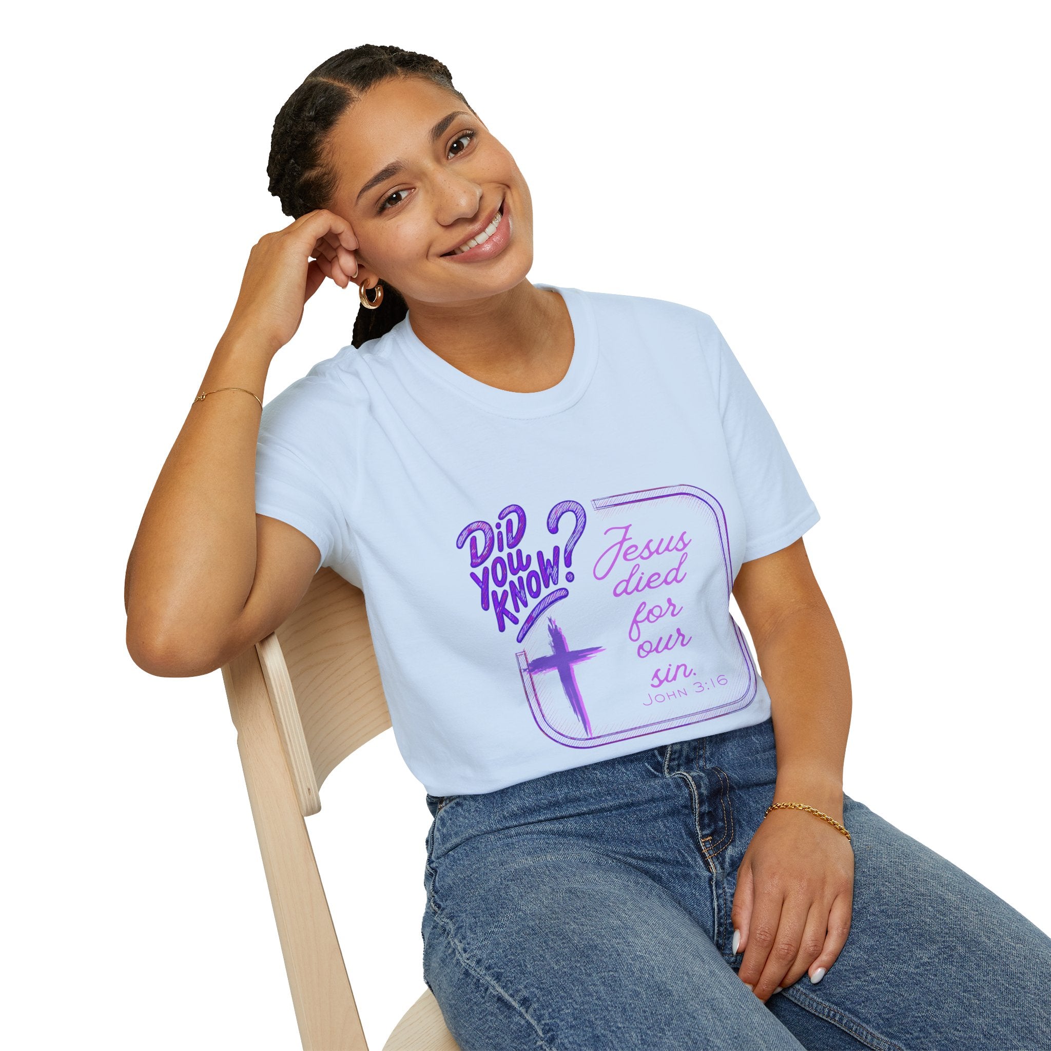 "Did You Know? Jesus Died For Our Sins" - T‑Shirt