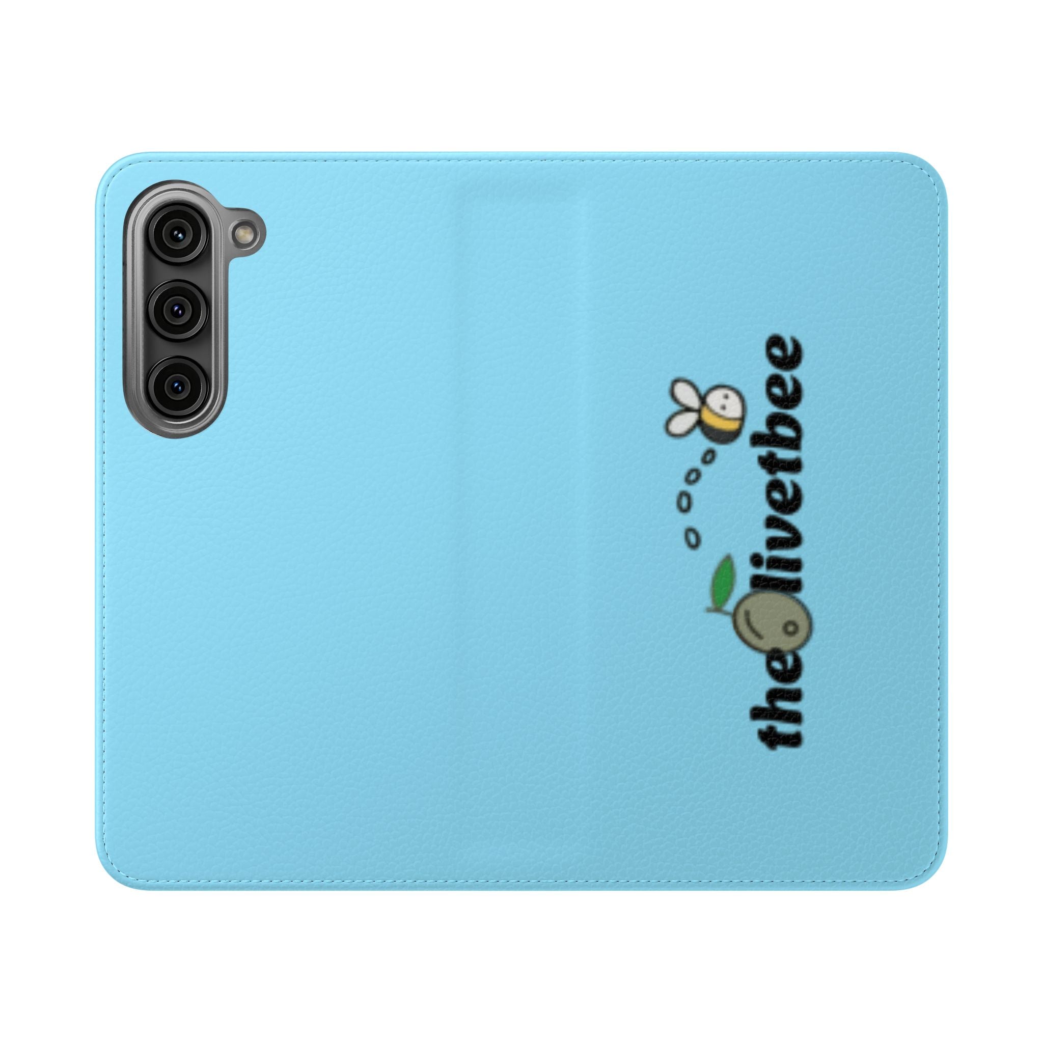 Blue 'theOlivetbee' Flip Phone Case