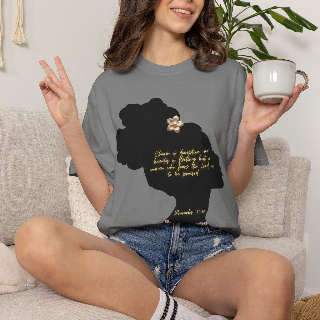 Proverbs 31:30 Pearls - T-Shirt