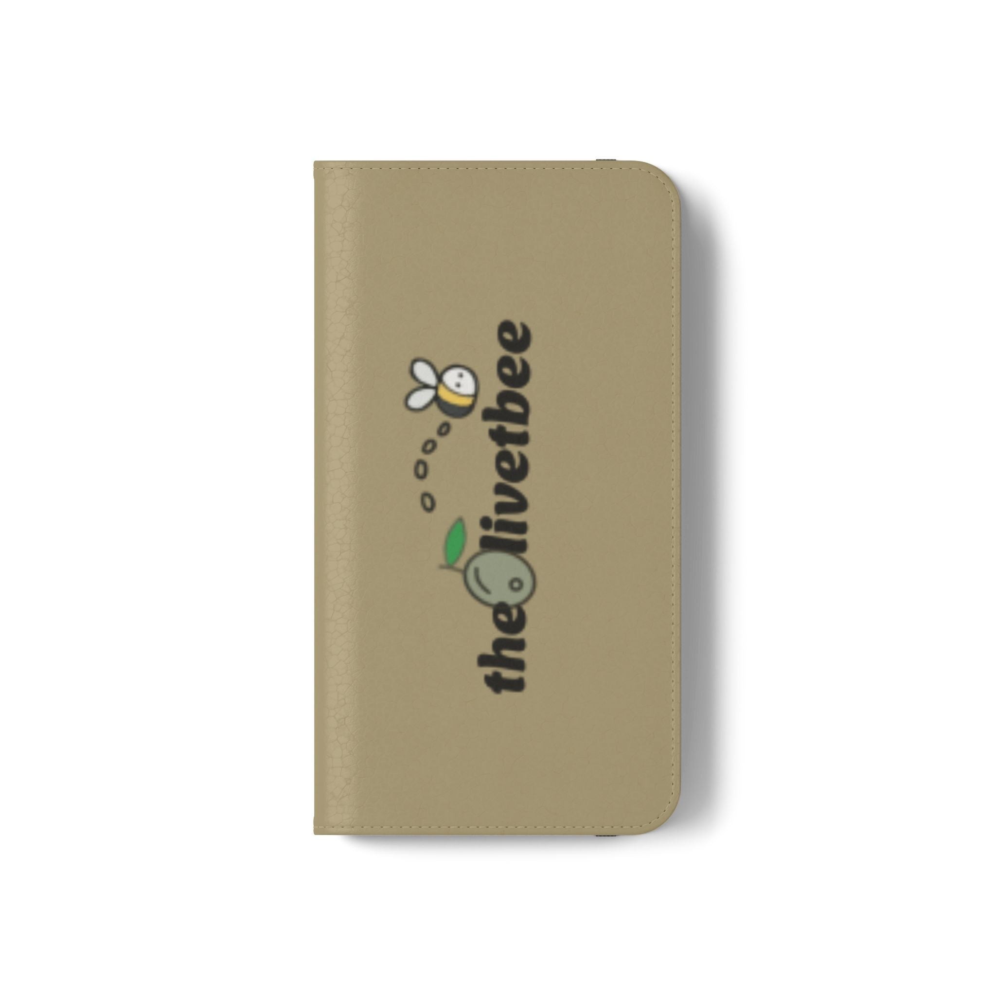 Flip Case Phone Wallet — 'theOlivetbee' Logo Folio Cover with Card Slots