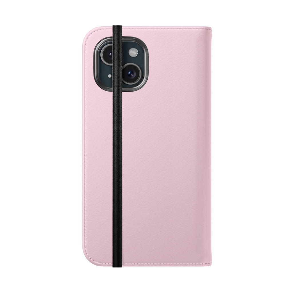 Pink Bee Logo Flip Phone Case — theOlivetbee Wallet Cover