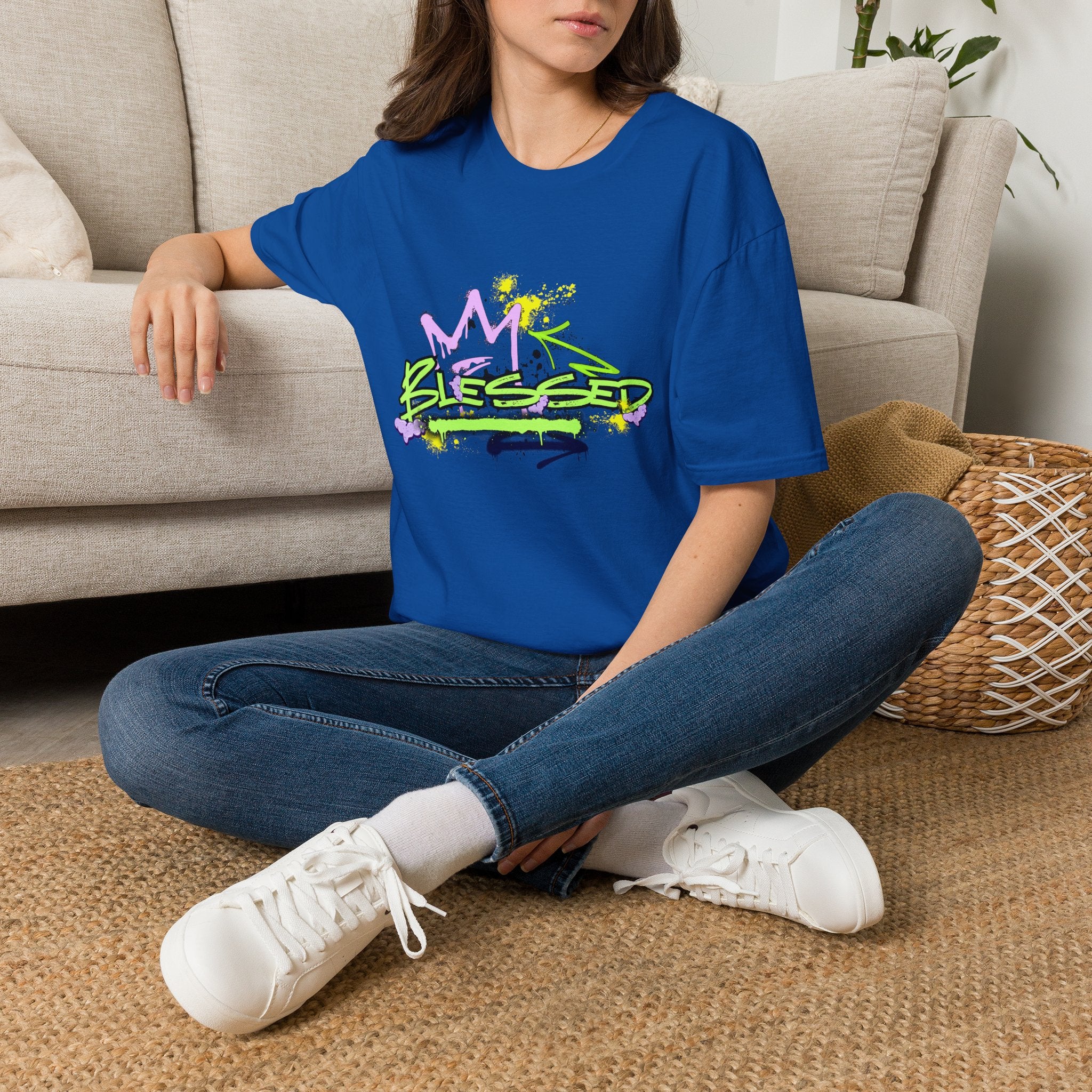 'Blessed' Graffiti — T-Shirt