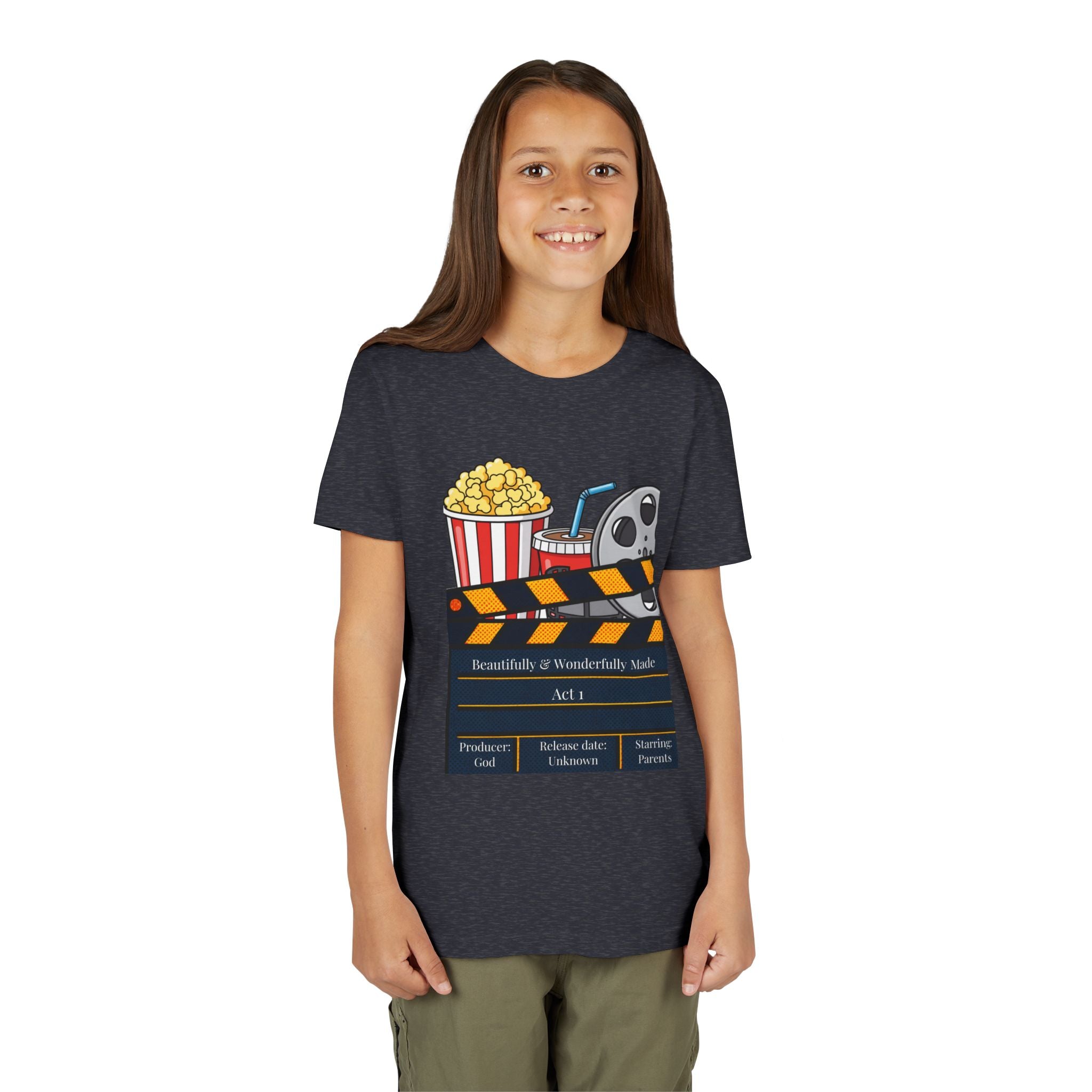 'Beautifully & Wonderfully Made'  — Kids Movie Night Tee