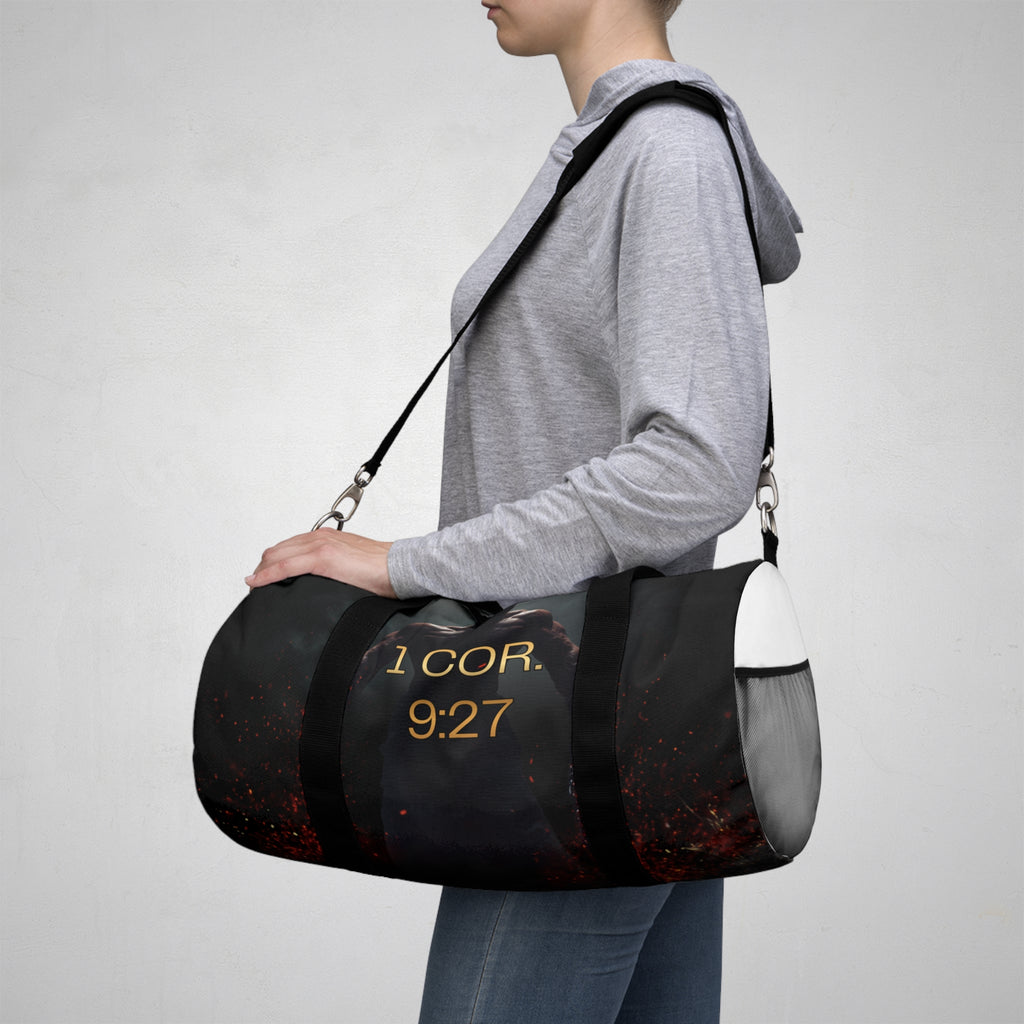 1 Corinthians 9:27 Gym Duffel Bag