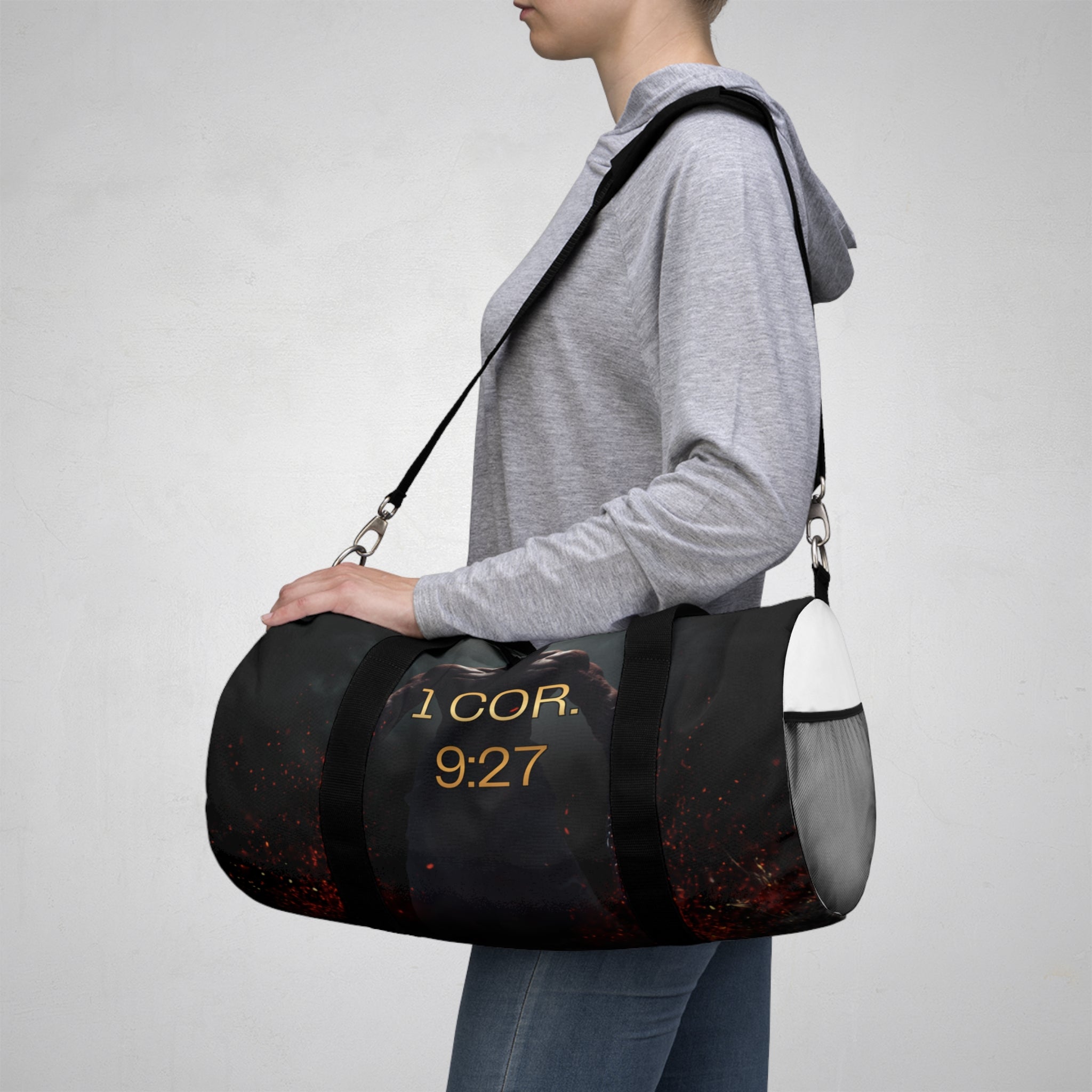 1 Corinthians 9:27 Gym Duffel Bag