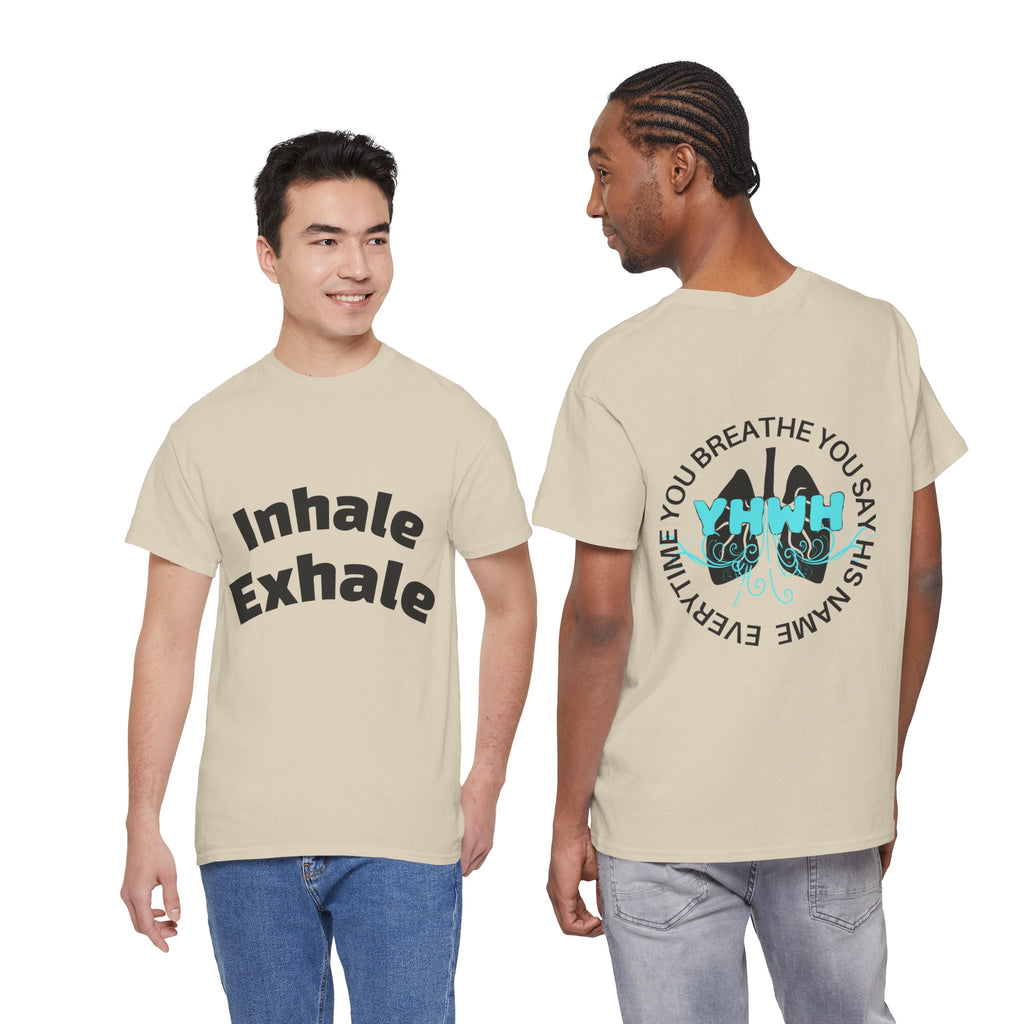 'Inhale/Exhale YHWH'  — T-Shirt