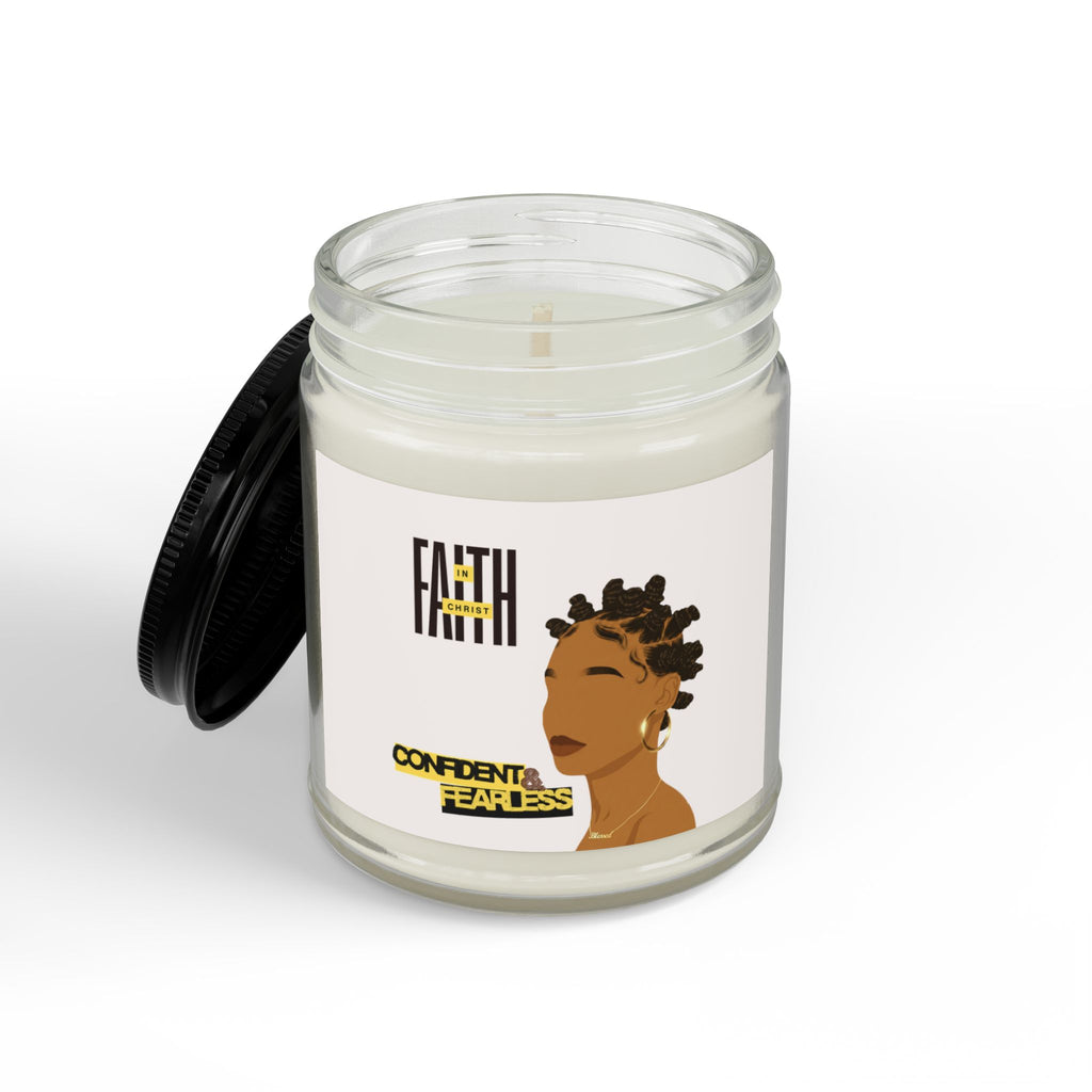 'Faith in Christ': Confident & Fearless — Soy Candle (4oz & 9oz)