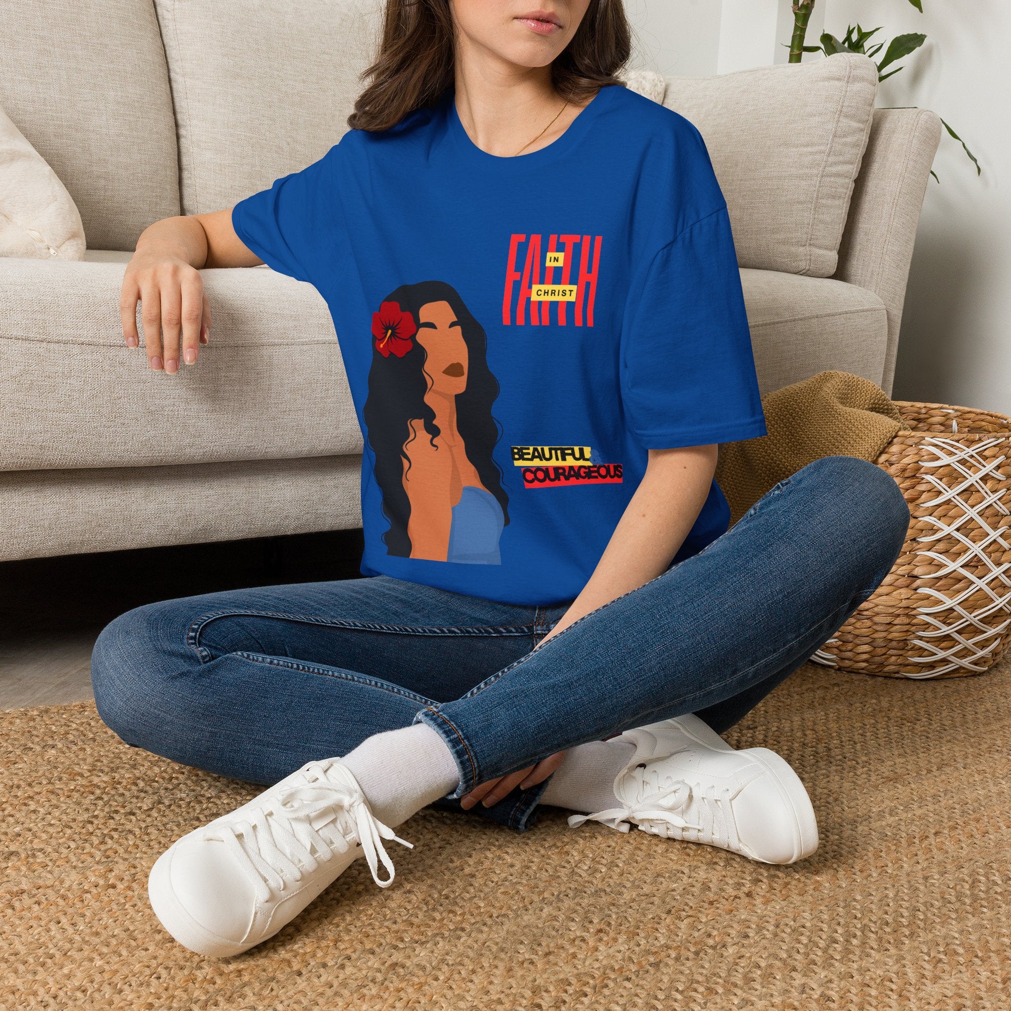 'Faith in Christ': Beautiful & Courageous — Tee