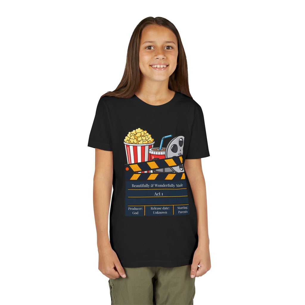'Beautifully & Wonderfully Made'  — Kids Movie Night Tee
