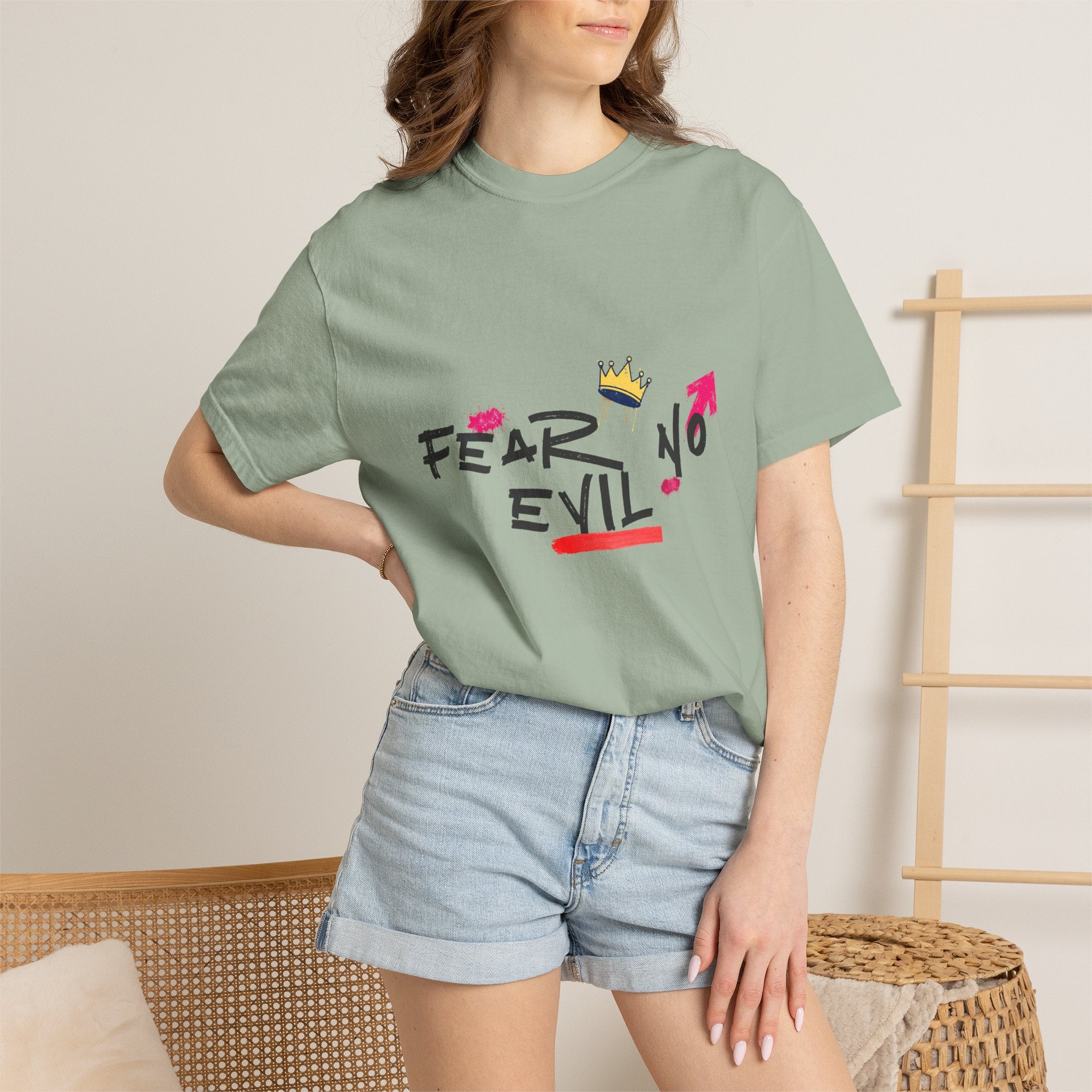 'Fear No Evil' Crown T-Shirt