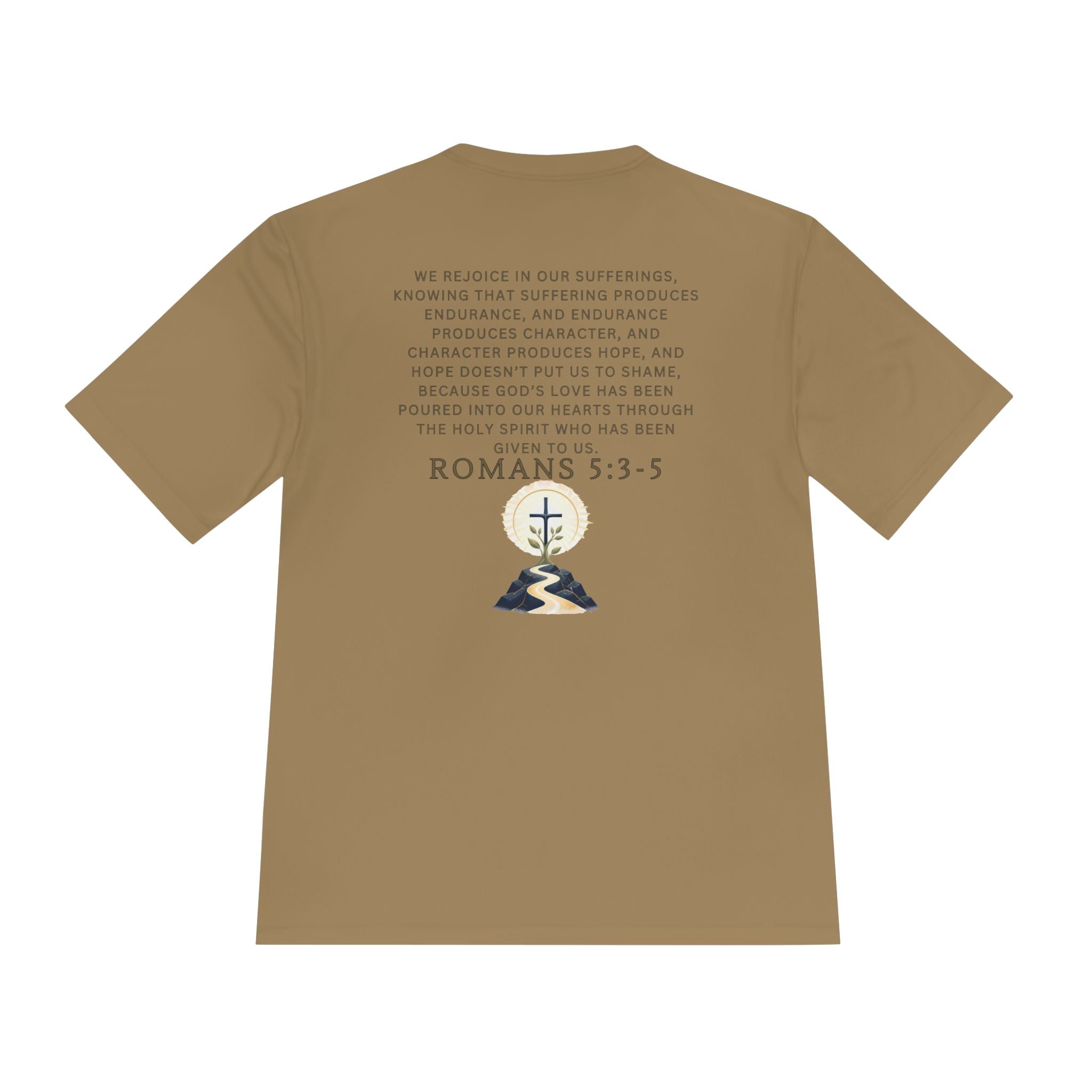 Romans 5:3-5 Christian workout T-Shirt