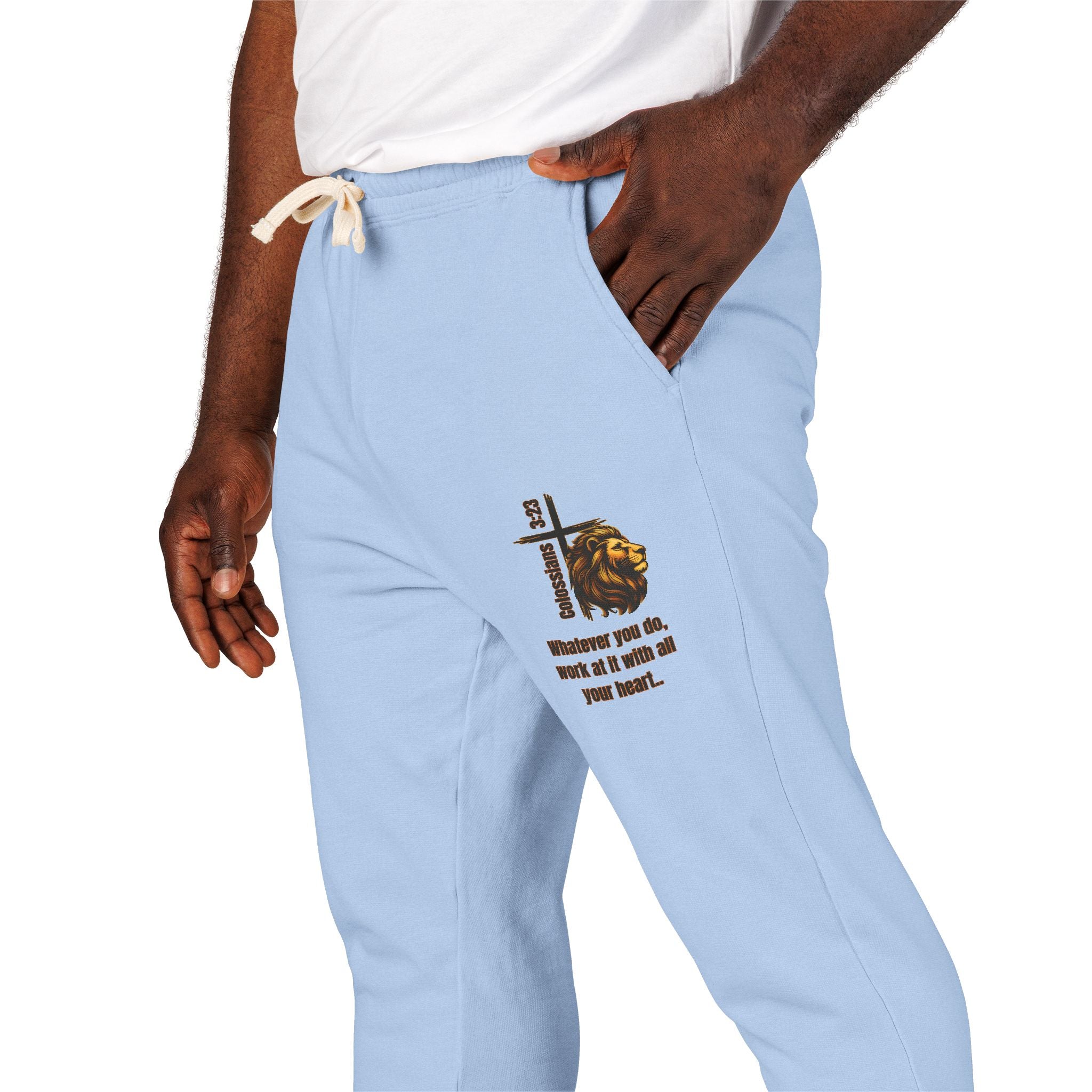 Colossians 3:23: Fleece Joggers