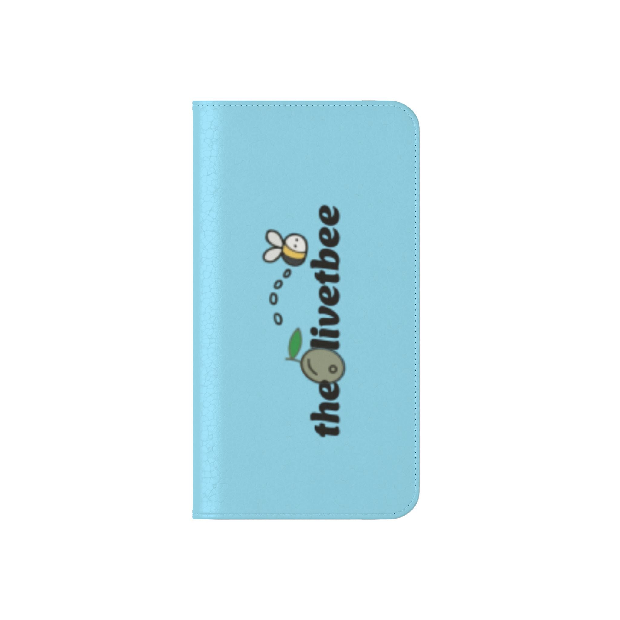 Blue 'theOlivetbee' Flip Phone Case