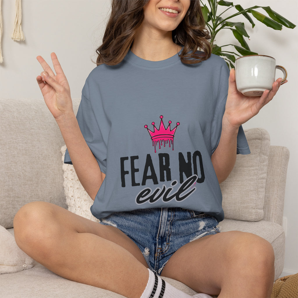 'Fear No Evil' Crown Pink