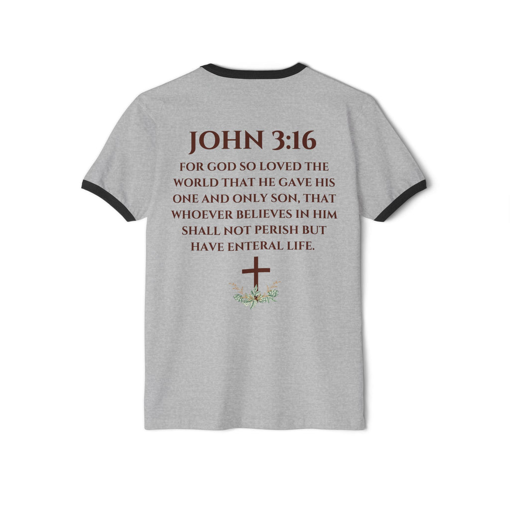 'Jesus The Lion & Lamb' - Ringer T-Shirt