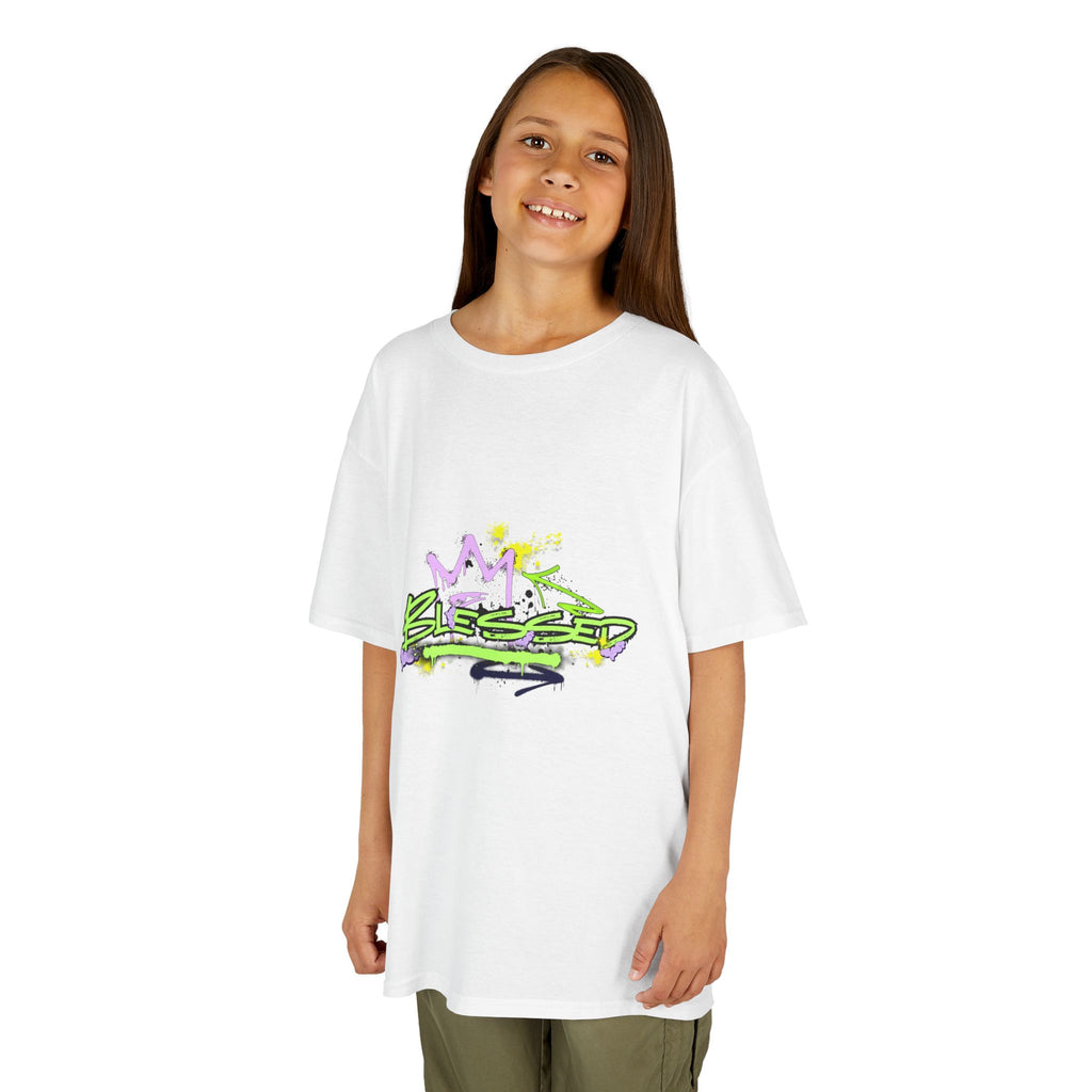 'Blessed' Graffiti - Kids Tee